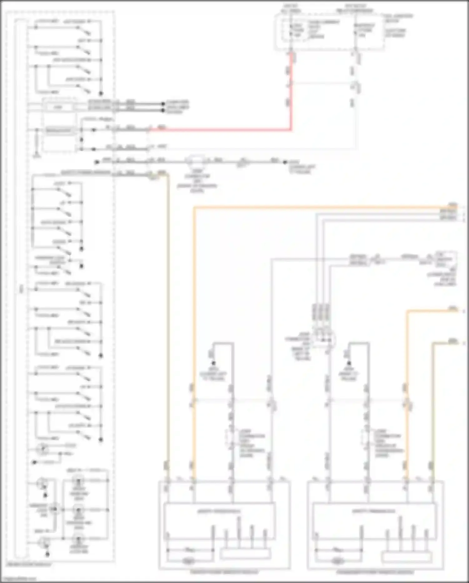 Wiring diagram ast up for Kia K900 II (2018-2022) (1 of 1)