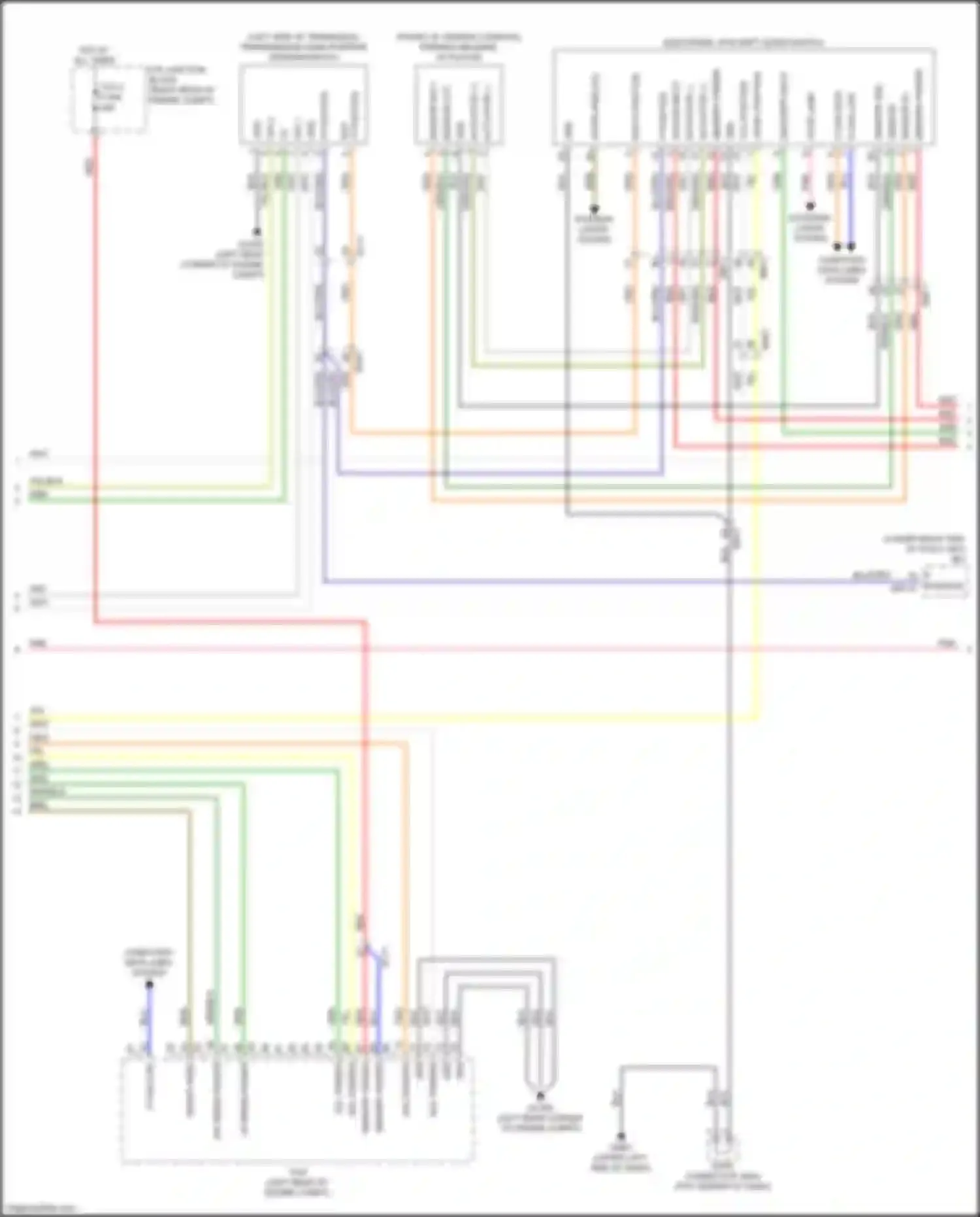 Wiring diagram blk for Kia K900 II (2018-2022) (6 of 165)