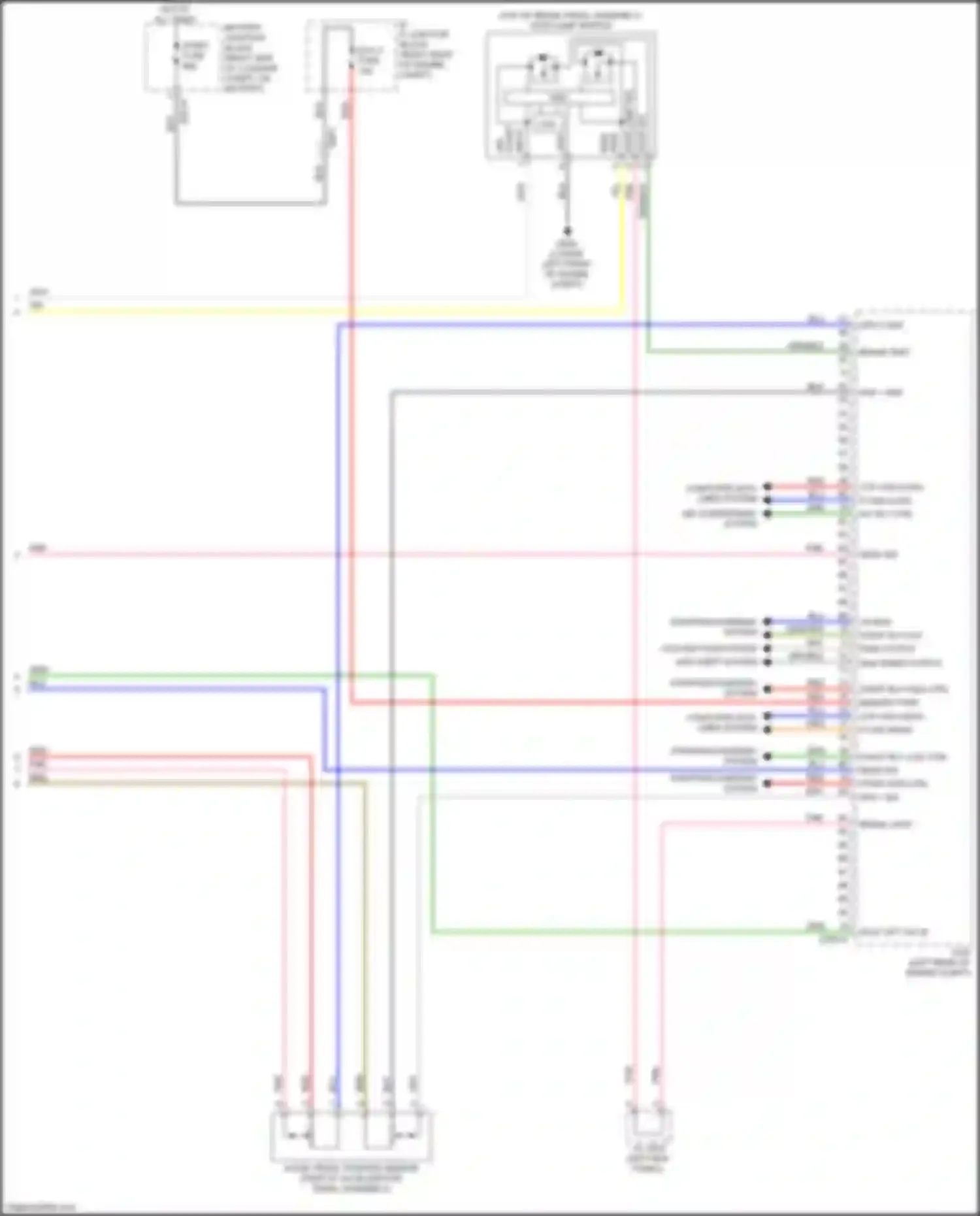 Wiring diagram blk for Kia K900 II (2018-2022) (160 of 165)