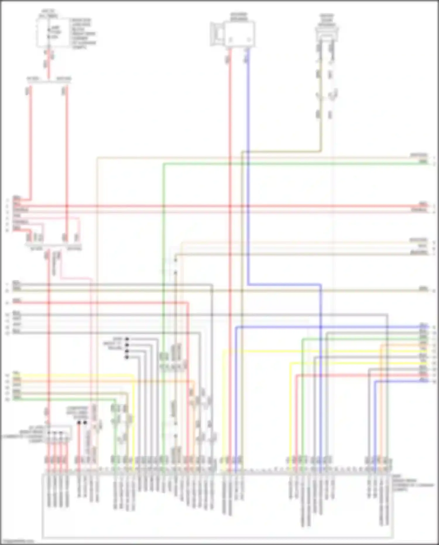 Wiring diagram blk/org for Kia K900 II (2018-2022) (4 of 49)