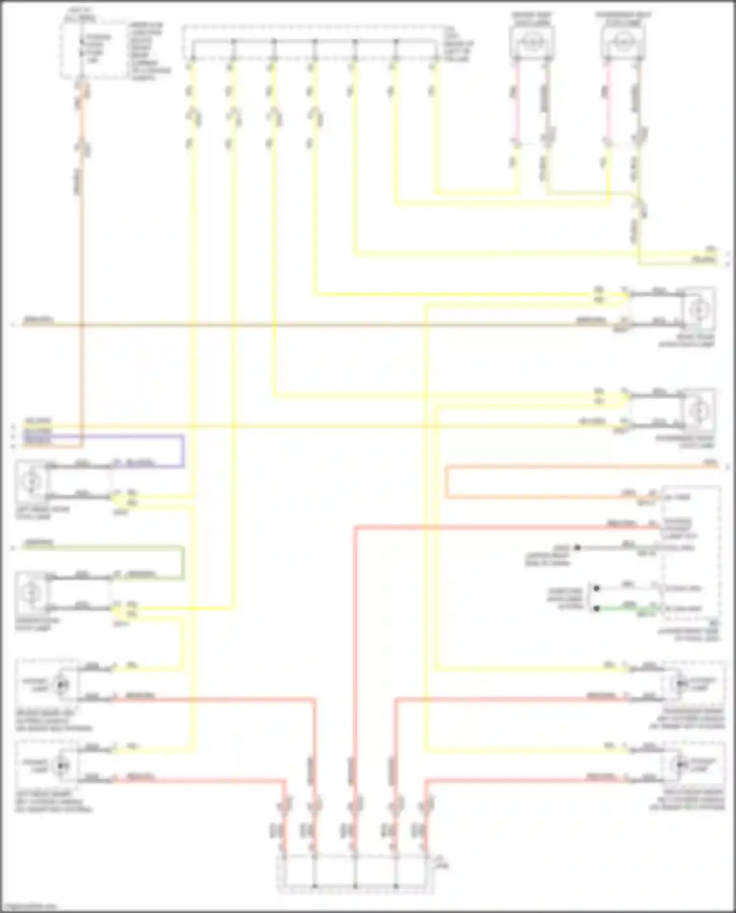 Wiring diagram computer data lines system for Kia K900 II (2018-2022) (64 of 110)
