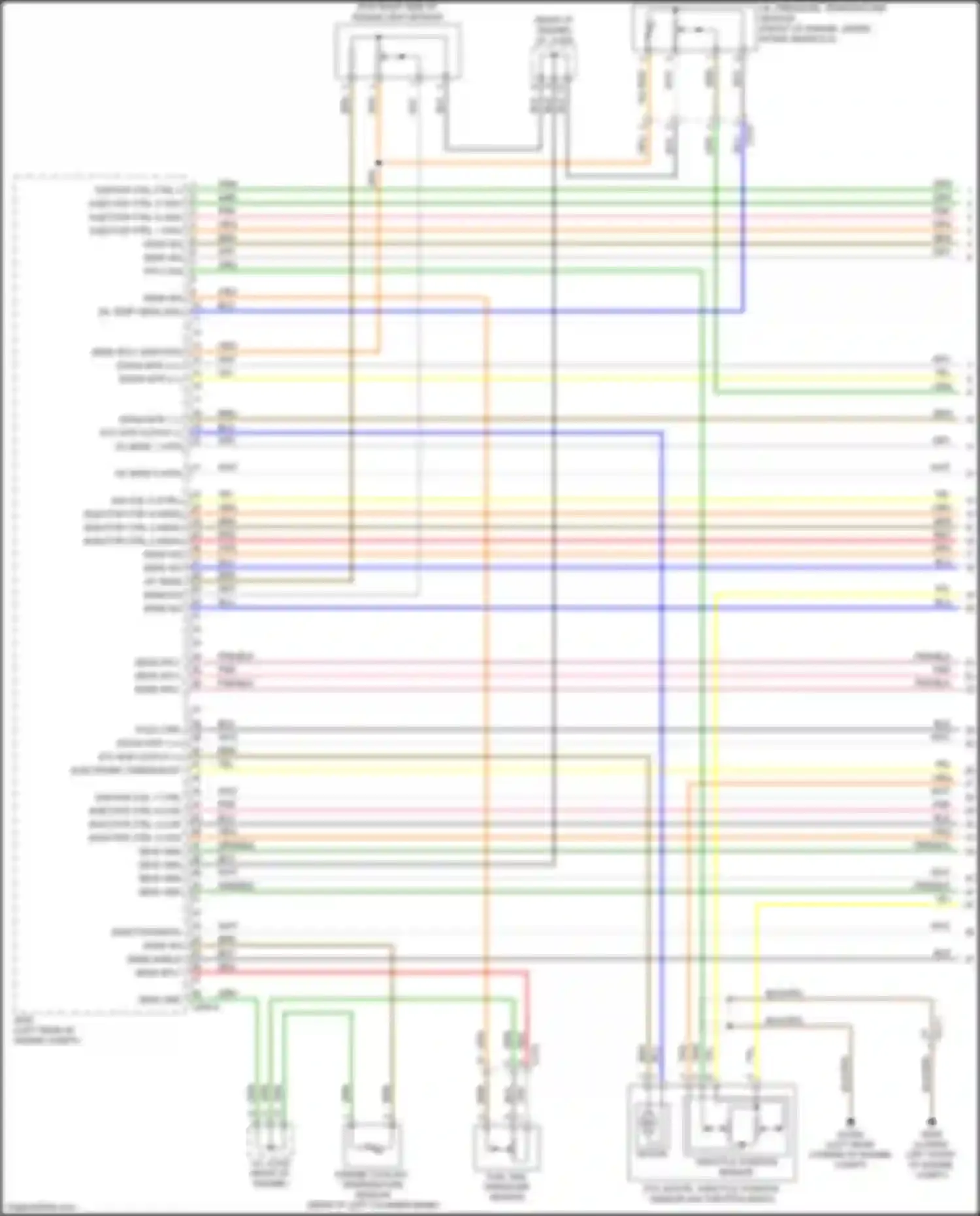 Wiring diagram engine coolant temperature sensor for Kia K900 II (2018-2022) (3 of 3)