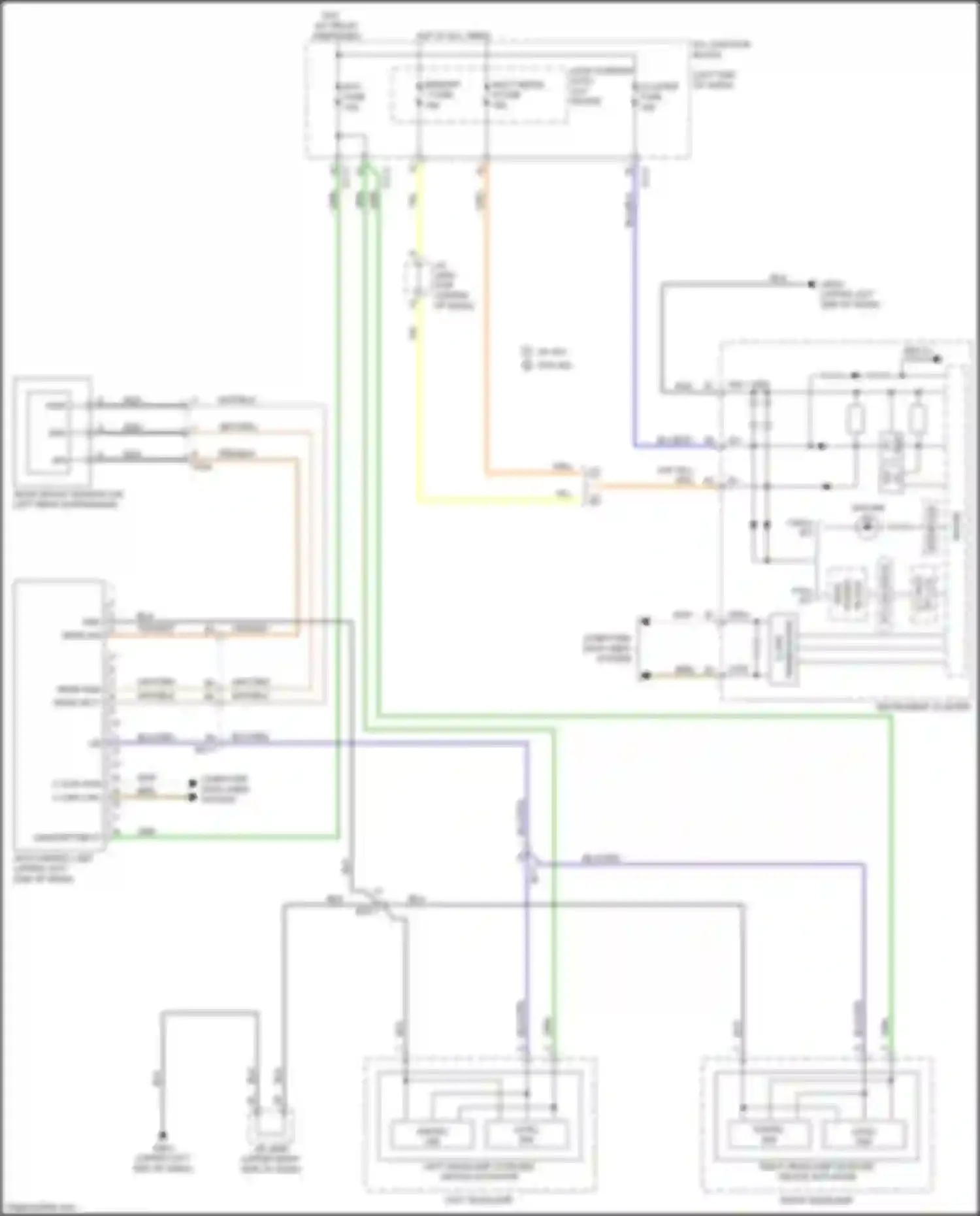 Wiring diagram grn for Kia K900 II (2018-2022) (61 of 147)