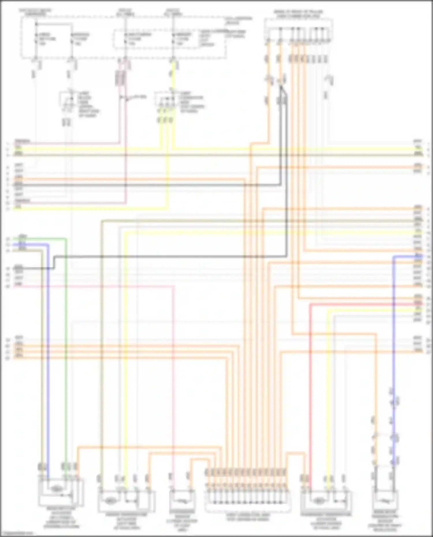 Wiring diagram icu-e for Kia K900 II (2018-2022) (3 of 14)
