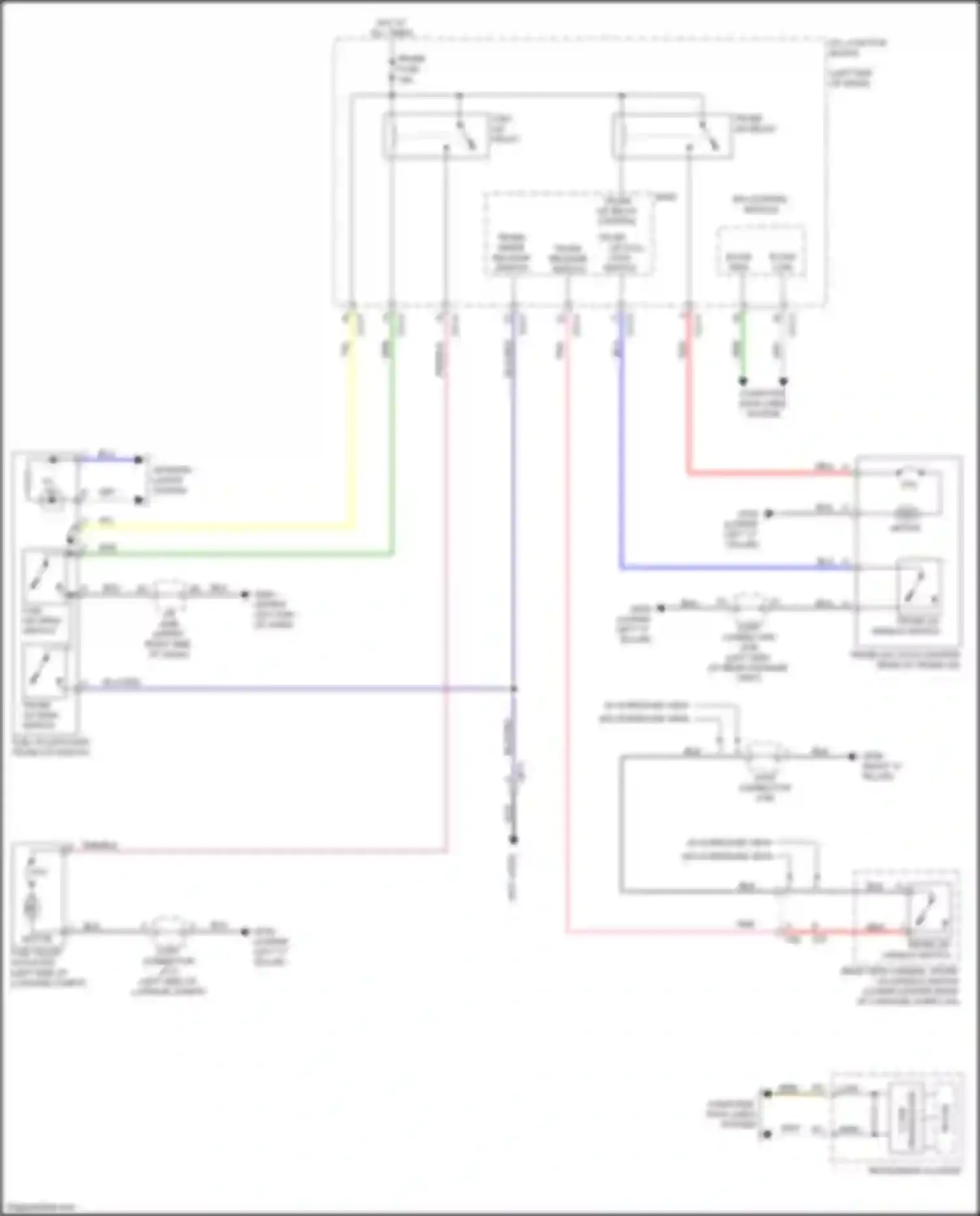 Wiring diagram icu-f for Kia K900 II (2018-2022) (60 of 77)