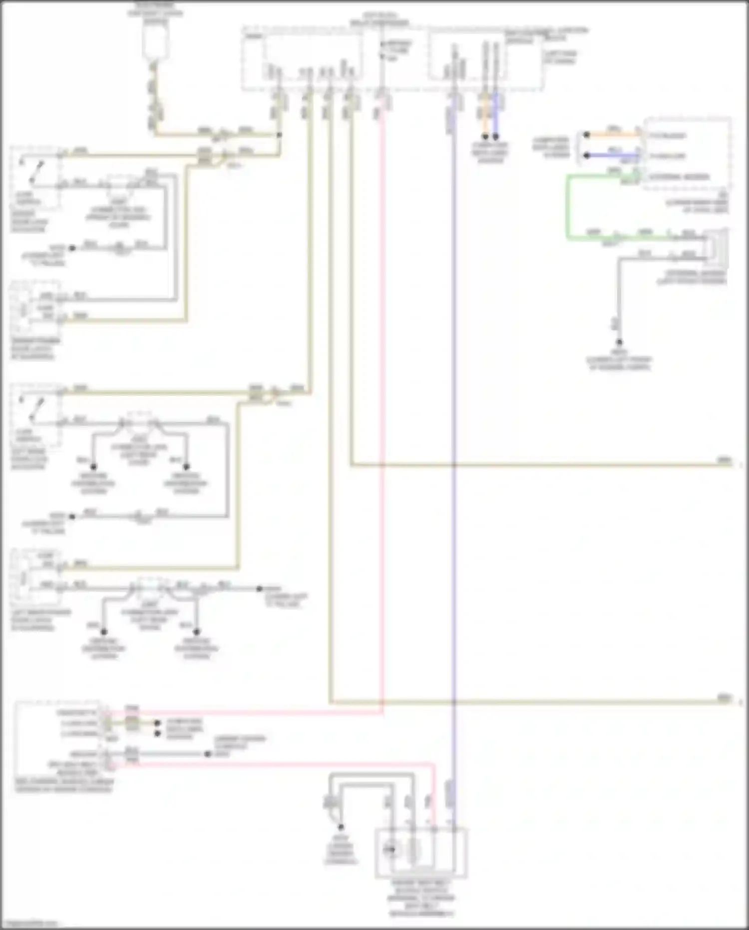 Wiring diagram icu junction block for Kia K900 II (2018-2022) (90 of 98)