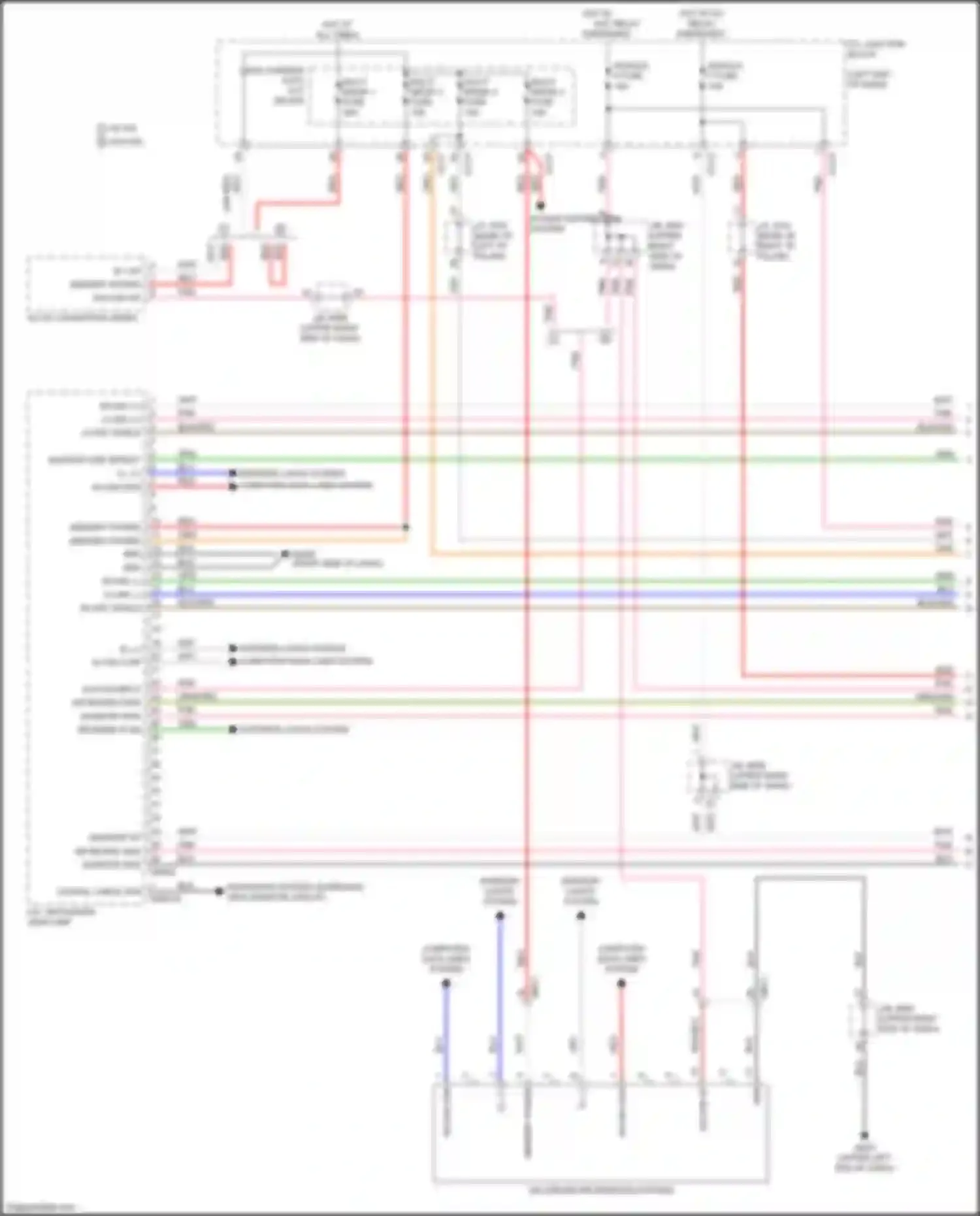 Wiring diagram monitor gnd detect for Kia K900 II (2018-2022) (1 of 4)