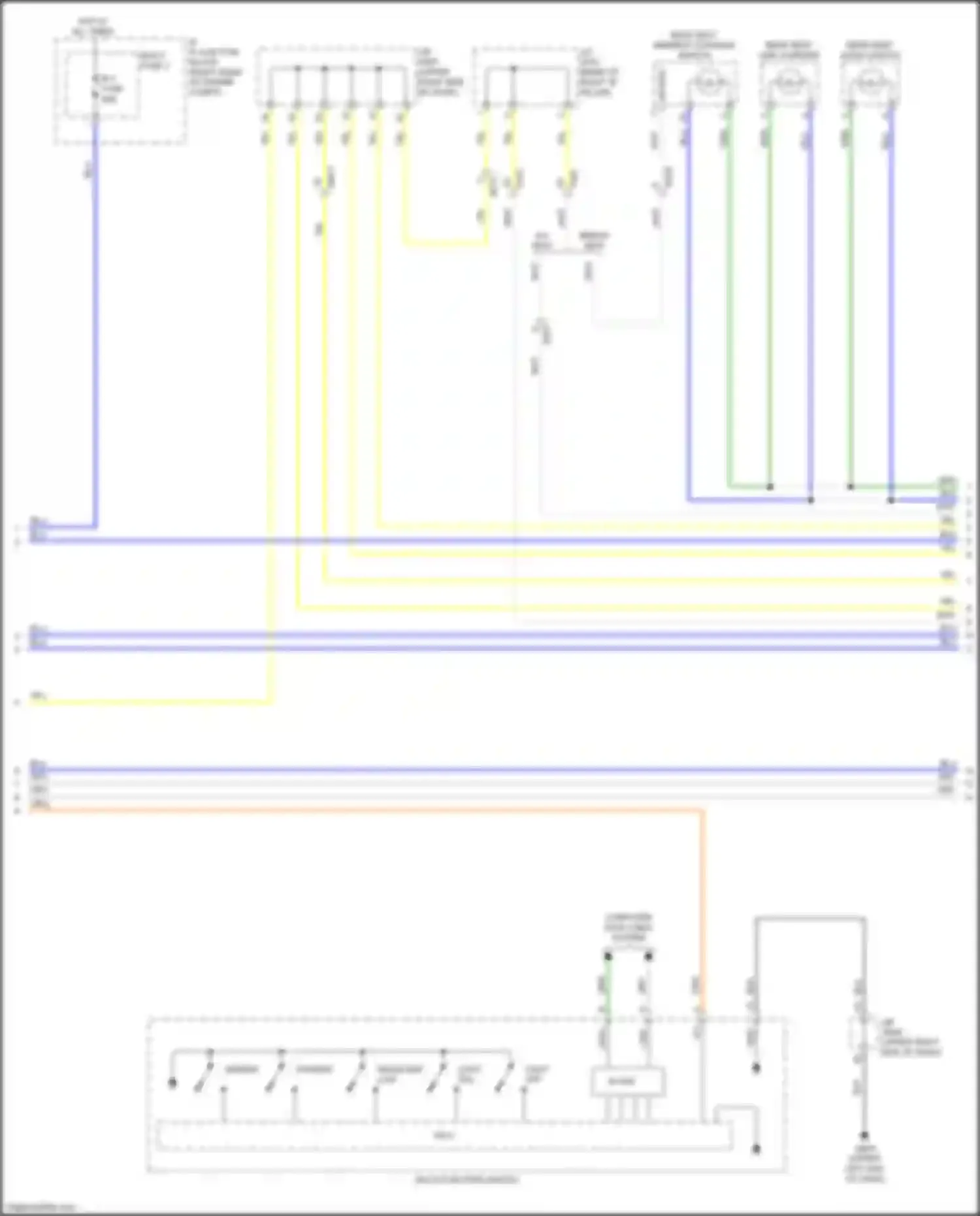 Wiring diagram multi fuse 2 for Kia K900 II (2018-2022) (18 of 24)