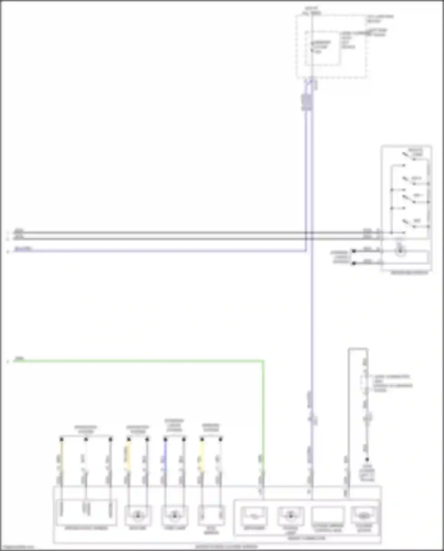 Wiring diagram navigation system for Kia K900 II (2018-2022) (6 of 6)