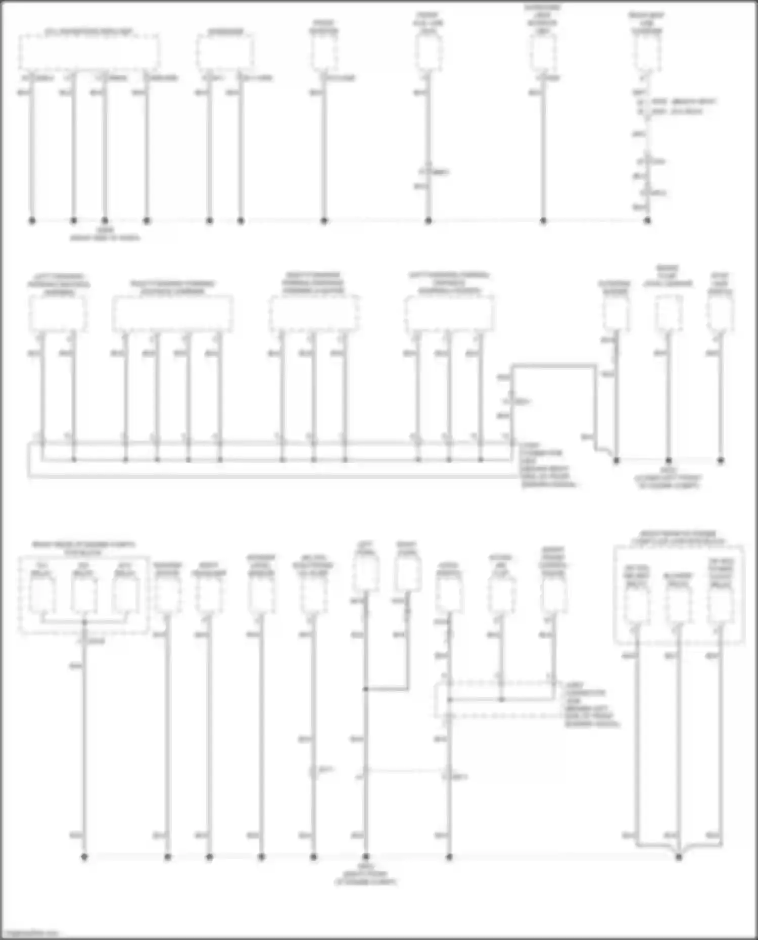Wiring diagram right headlamp for Kia K900 II (2018-2022) (5 of 9)