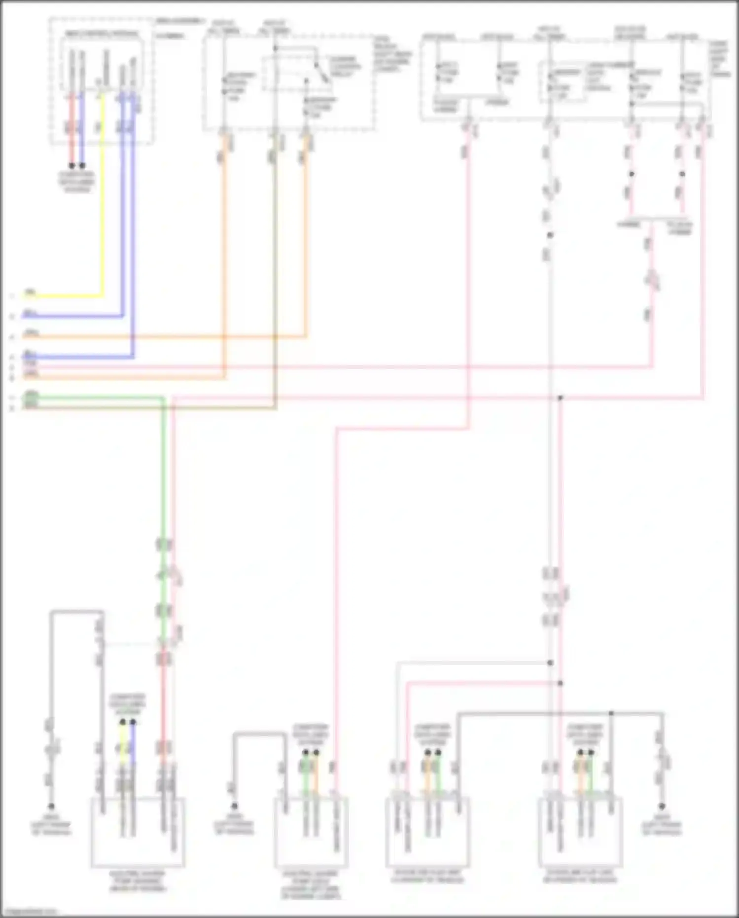 Niro Kia I facelift (2019-2022): Cooling fan circuit (2 of 2)