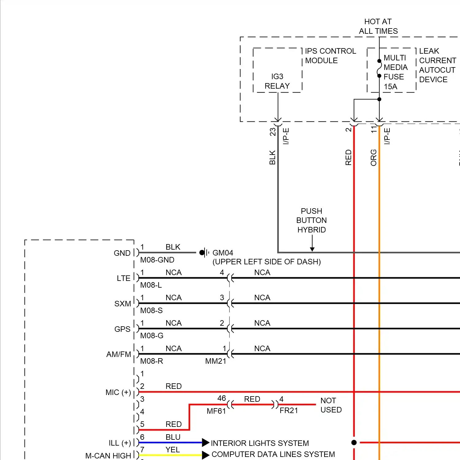 demo - Radio circuit, w/o navigation (1 of 3) Radio circuit, w/o navigation (1 of 3)