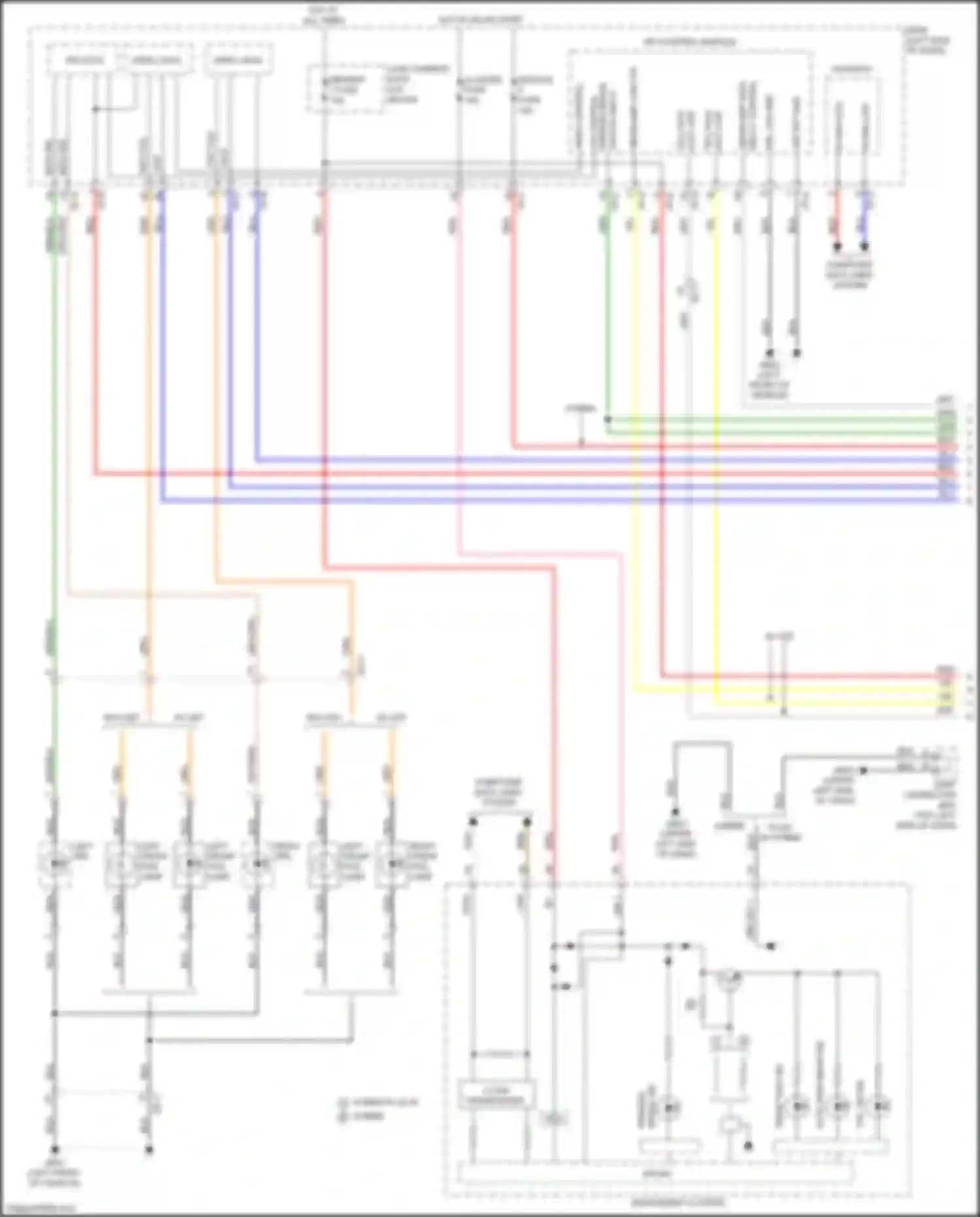 Wiring diagram auto high beam ind for Kia Niro I facelift (2019-2022) (1 of 3)