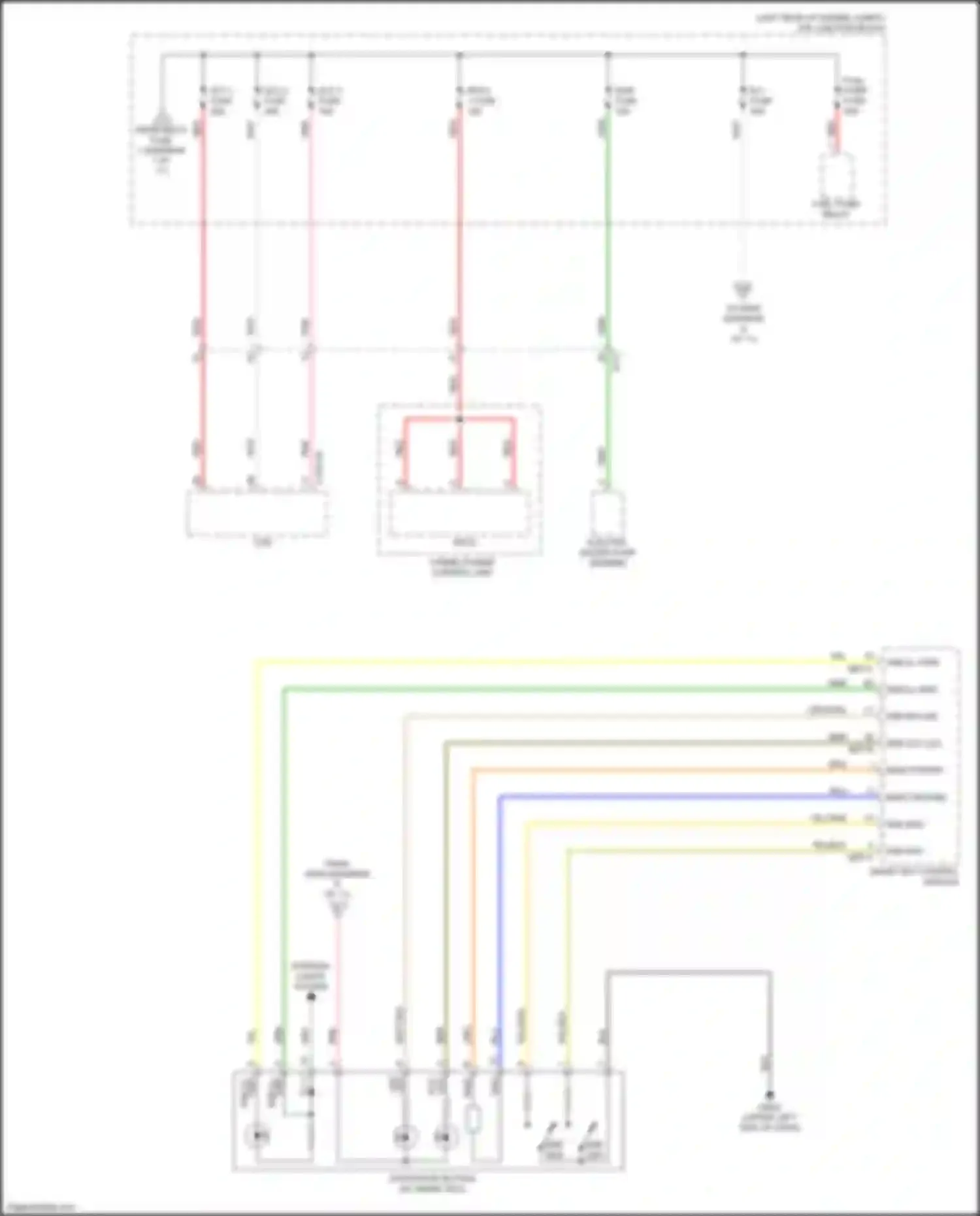 Wiring diagram b+1 fuse for Kia Niro I facelift (2019-2022) (1 of 2)