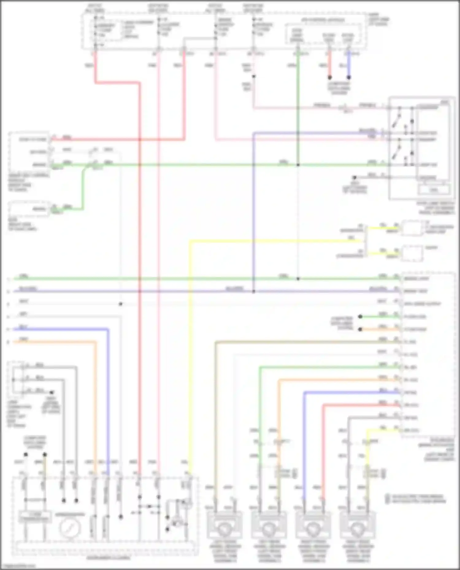 Wiring diagram brake test sw for Kia Niro I facelift (2019-2022) (2 of 5)