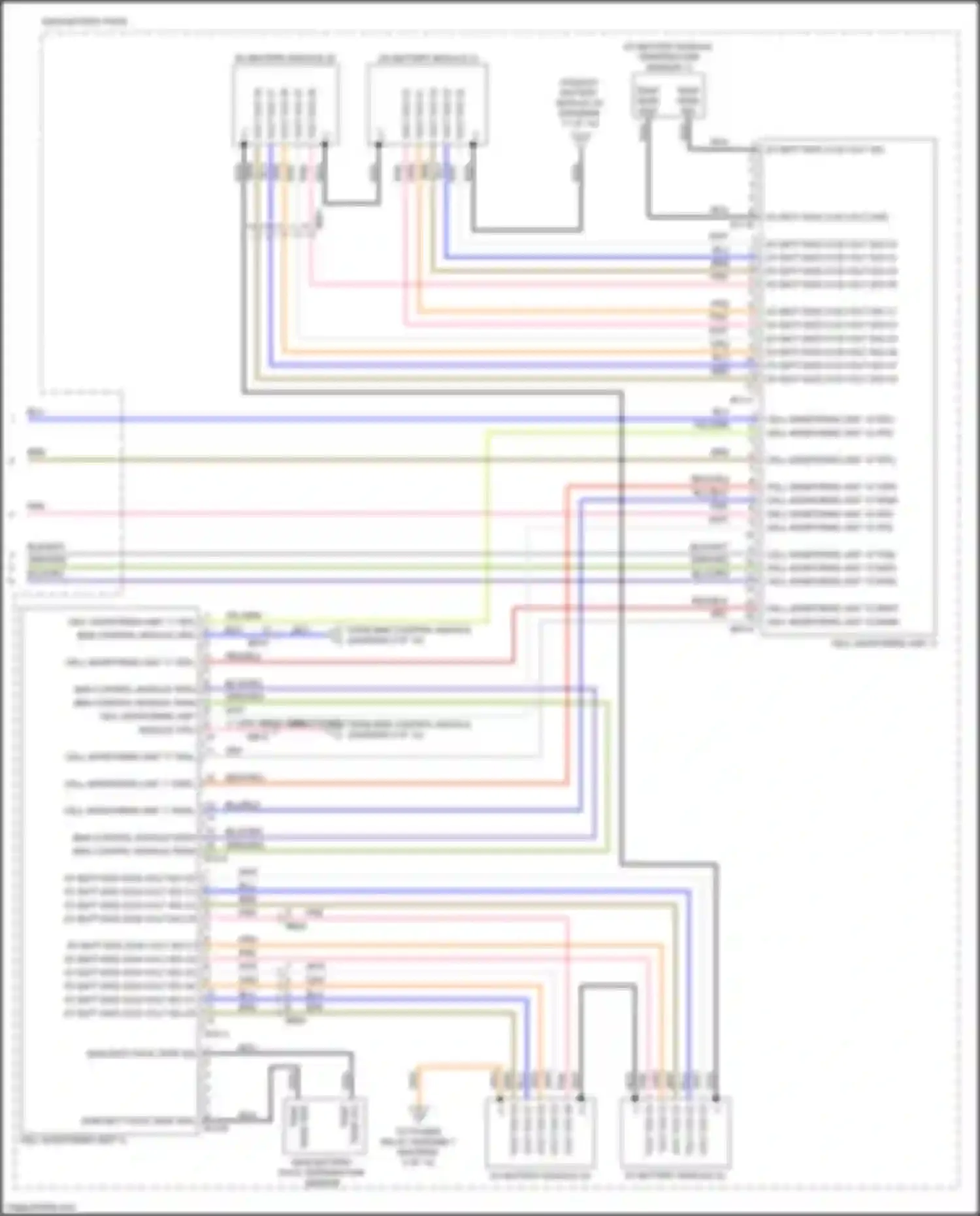 Wiring diagram cell monitoring unit 11 rxpl for Kia Niro I facelift (2019-2022) (1 of 1)