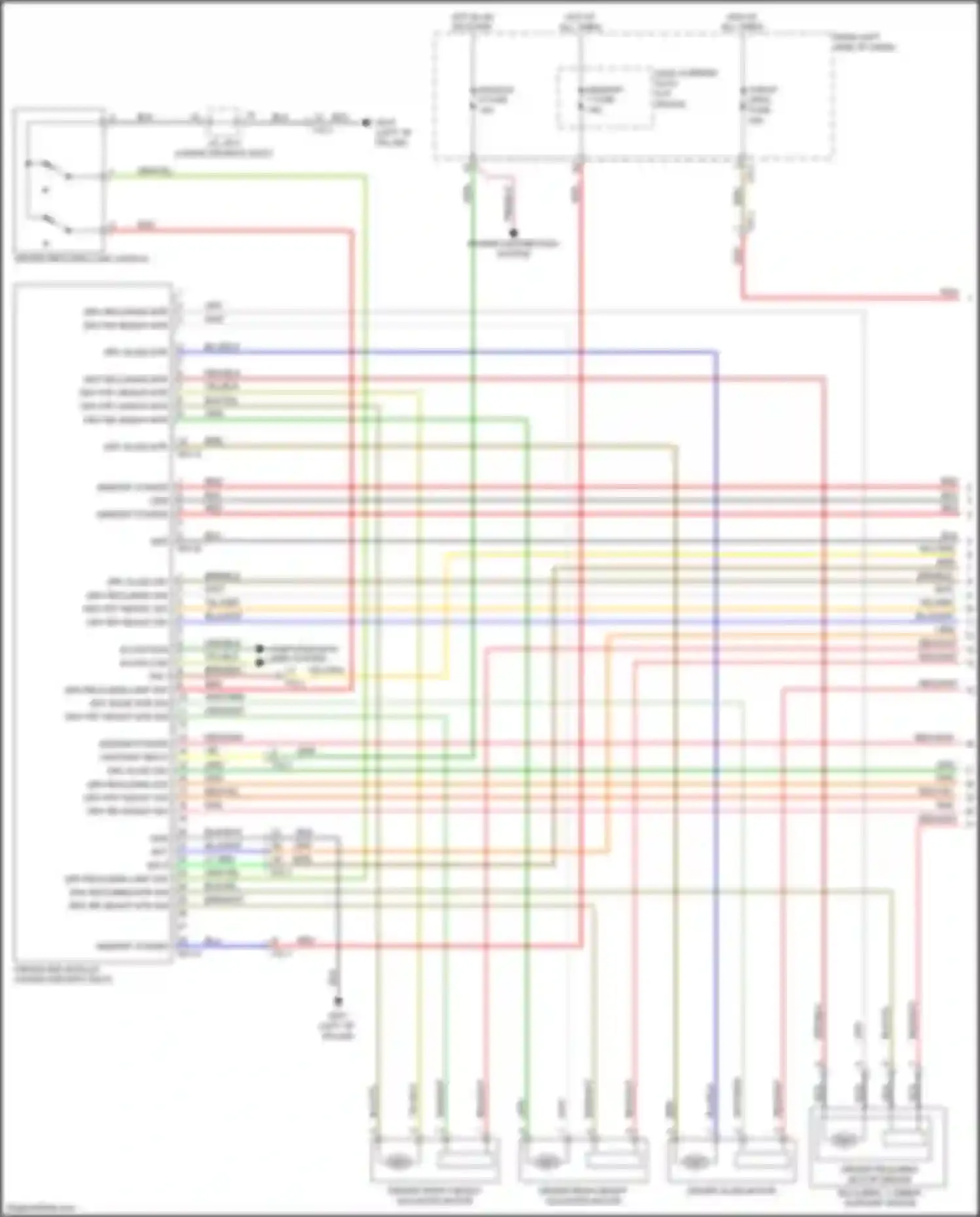 Wiring diagram drv rr height sw up for Kia Niro I facelift (2019-2022) (1 of 1)