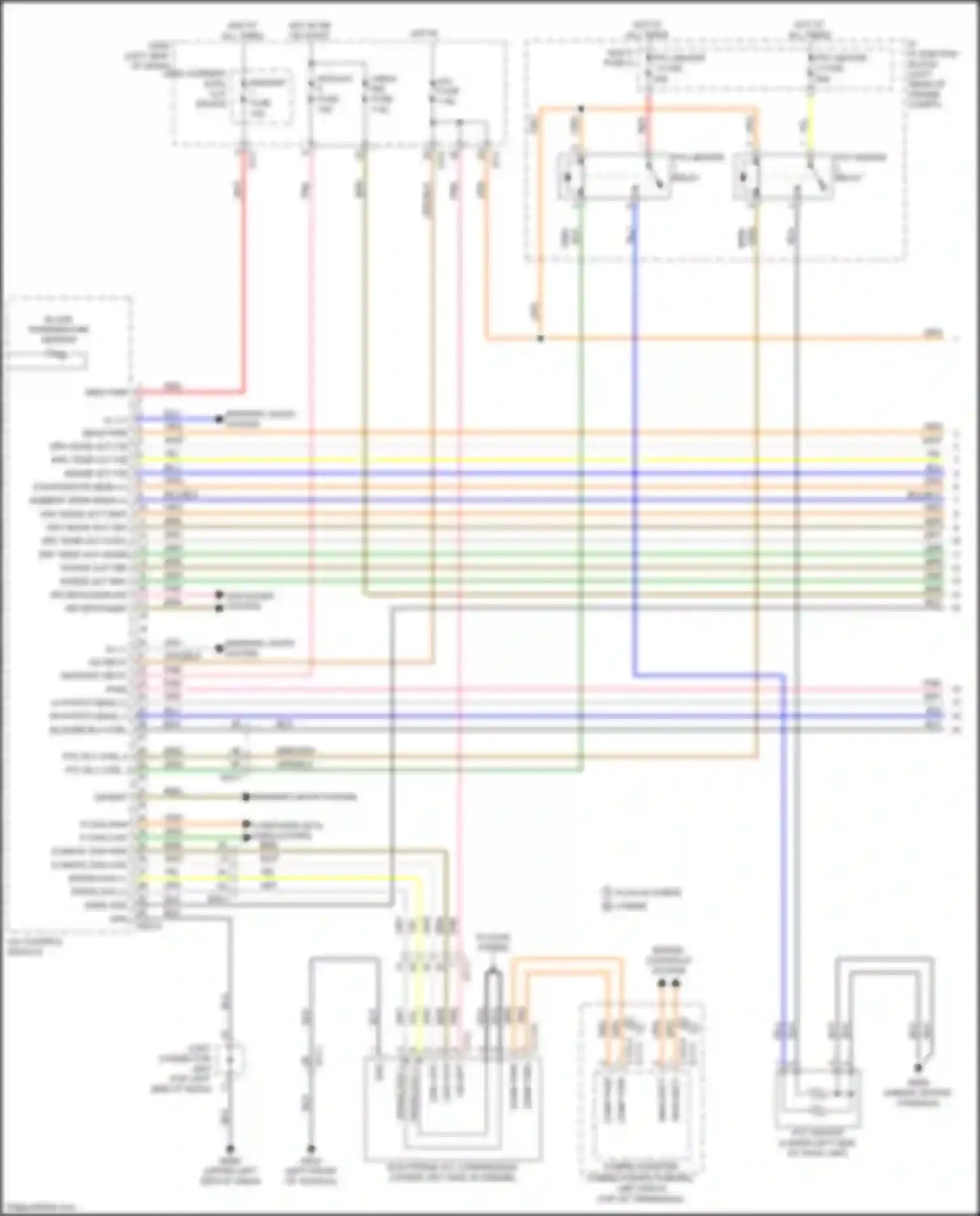 Wiring diagram drv temp act cool for Kia Niro I facelift (2019-2022) (1 of 1)