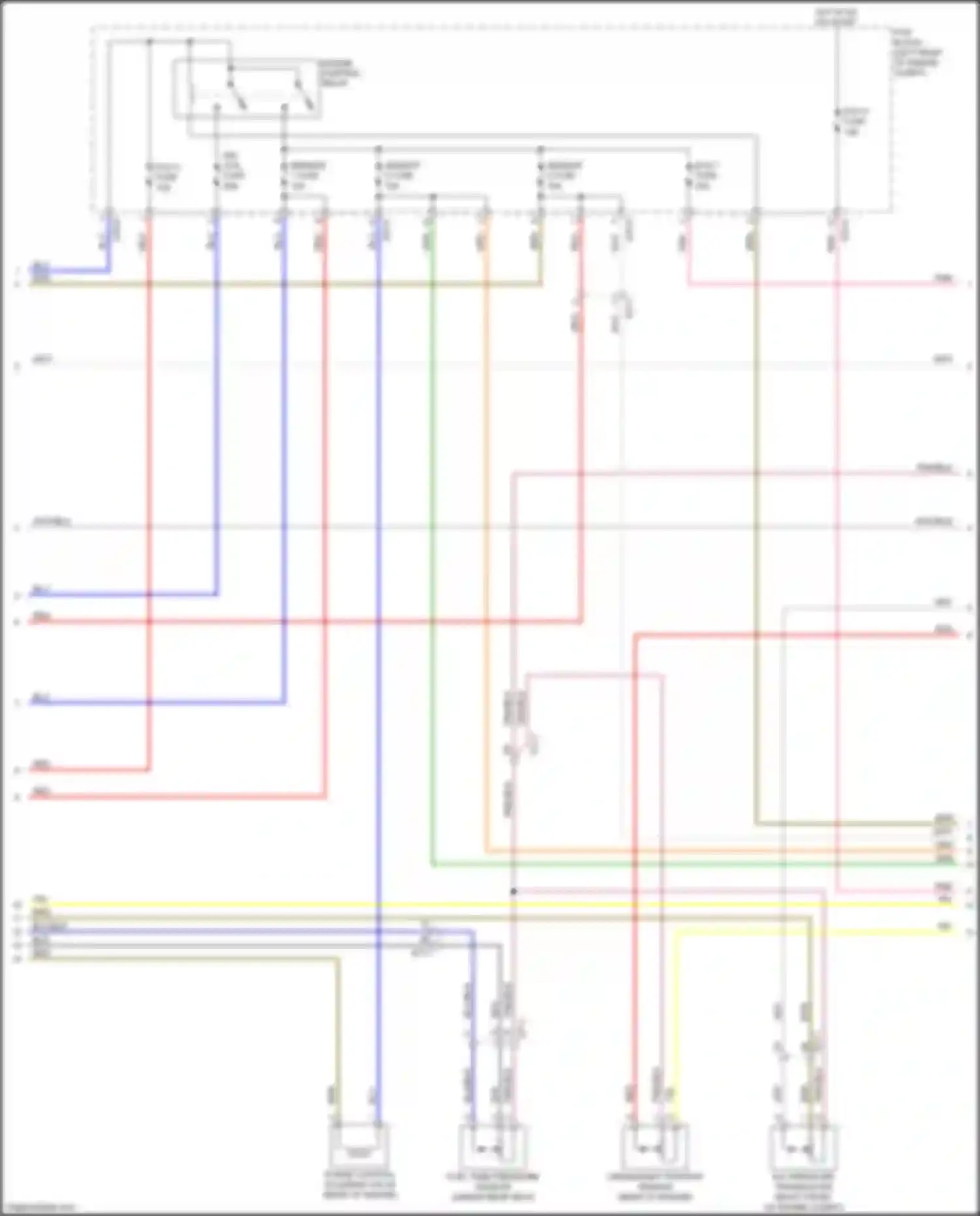 Wiring diagram ecu 1 fuse for Kia Niro I facelift (2019-2022) (1 of 2)