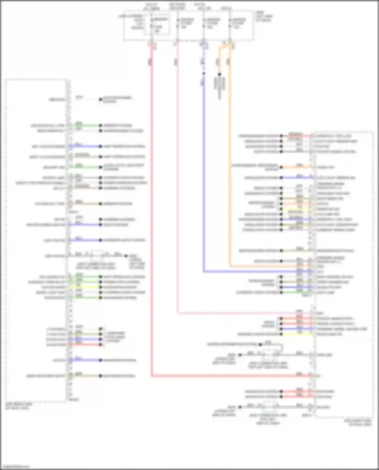 Wiring diagram folding rly ctrl for Kia Niro I facelift (2019-2022) (1 of 3)