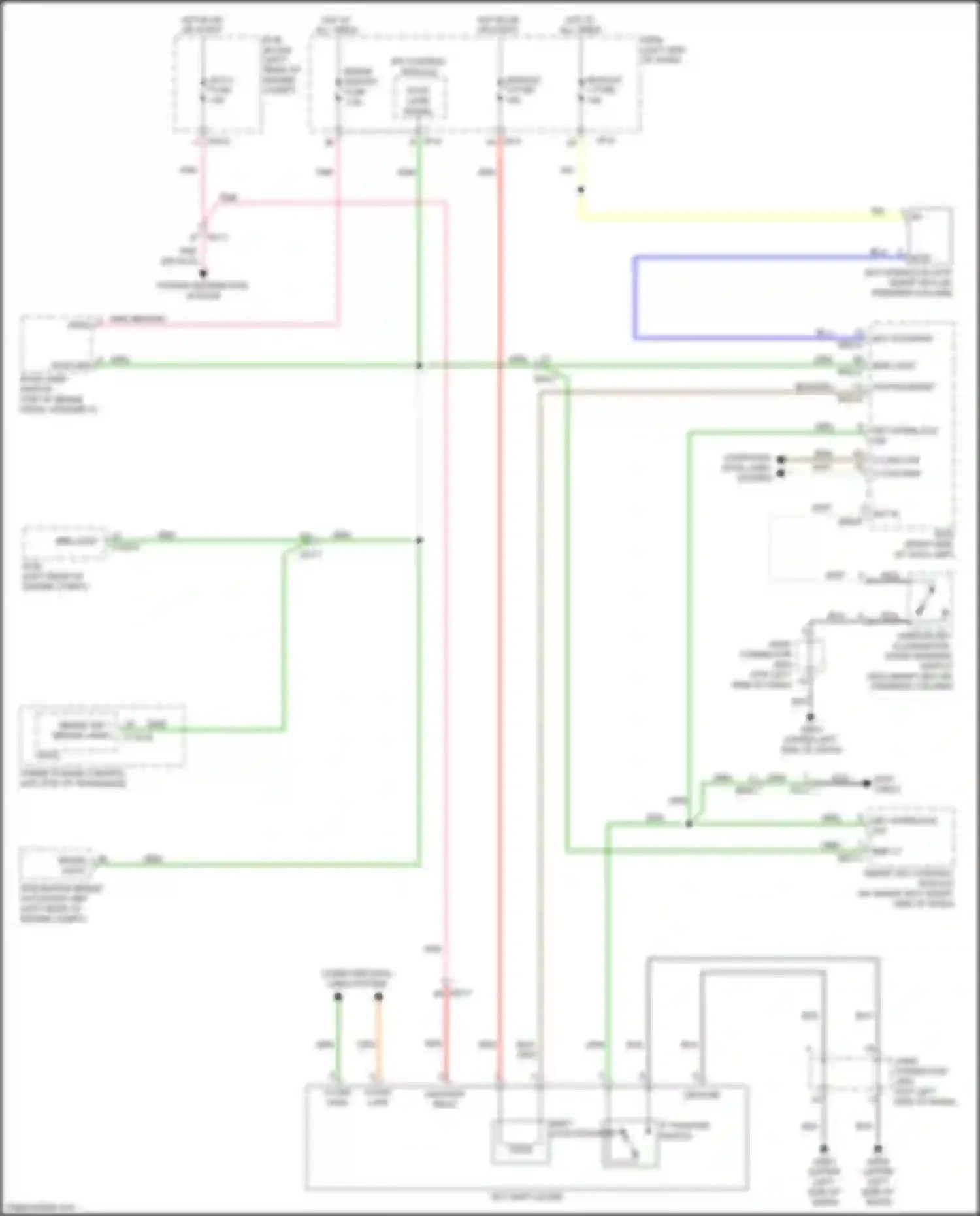 Wiring diagram hot at all times for Kia Niro I facelift (2019-2022) (3 of 83)