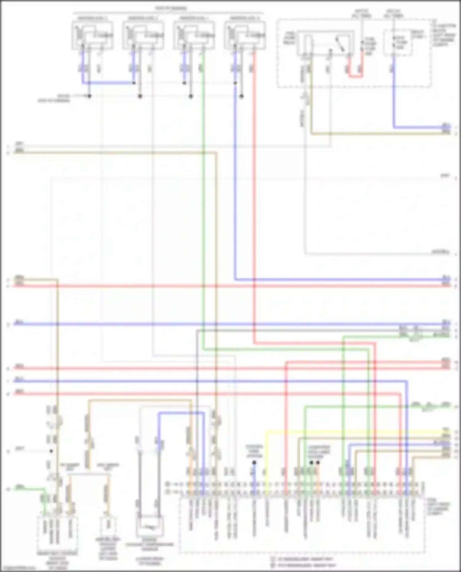 Wiring diagram ign coil ctrl cyl 1 for Kia Niro I facelift (2019-2022) (2 of 2)