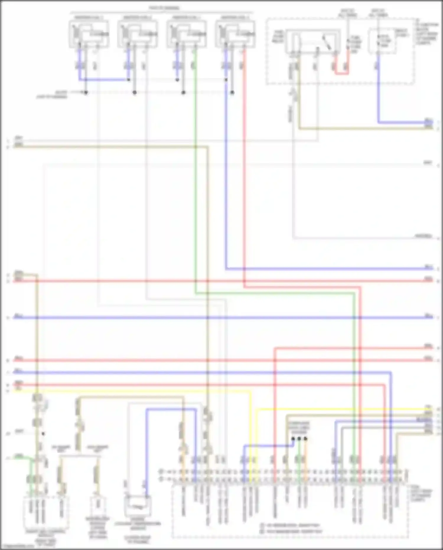 Wiring diagram ignition coil 2 for Kia Niro I facelift (2019-2022) (3 of 4)