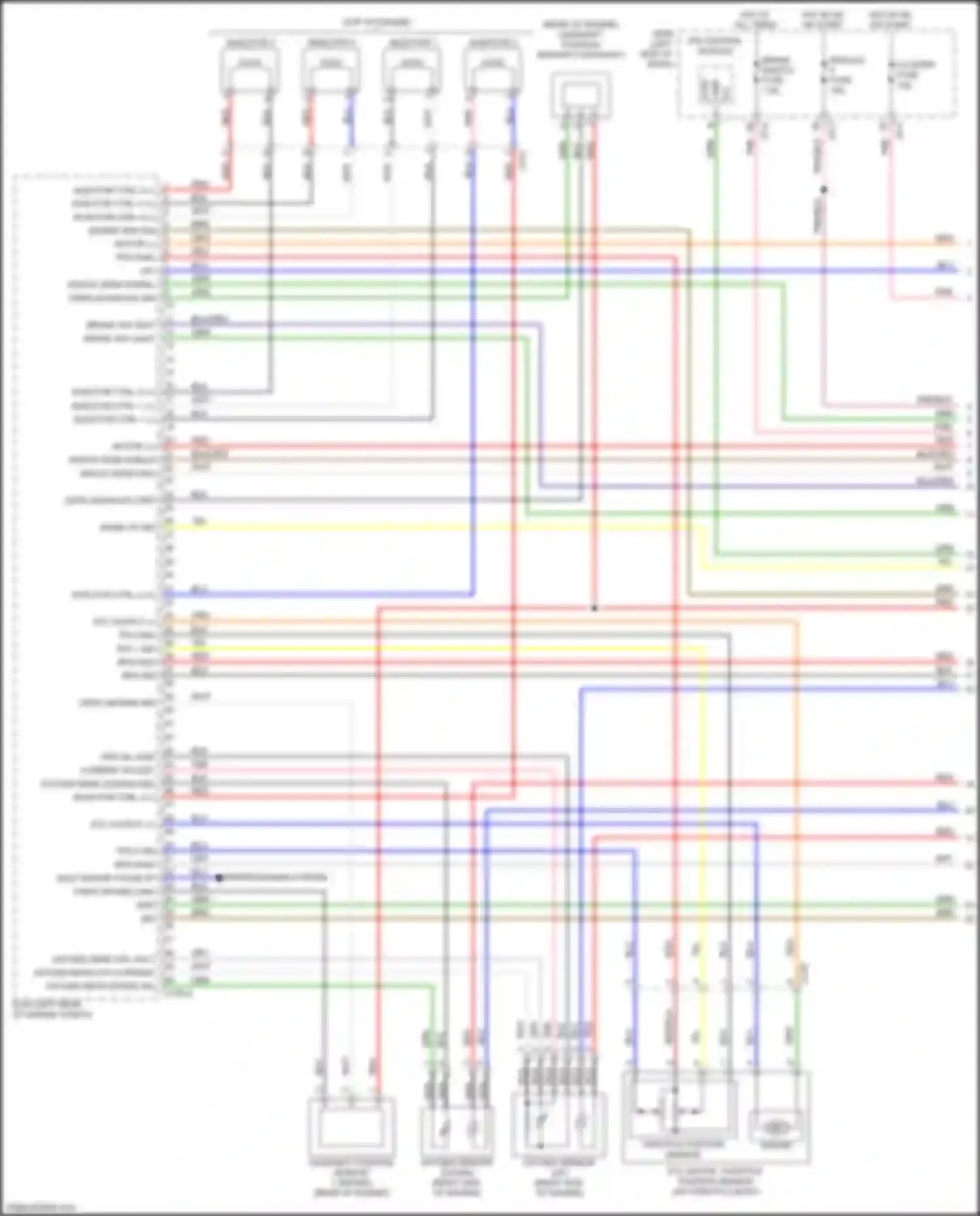 Wiring diagram injector 3 for Kia Niro I facelift (2019-2022) (2 of 2)