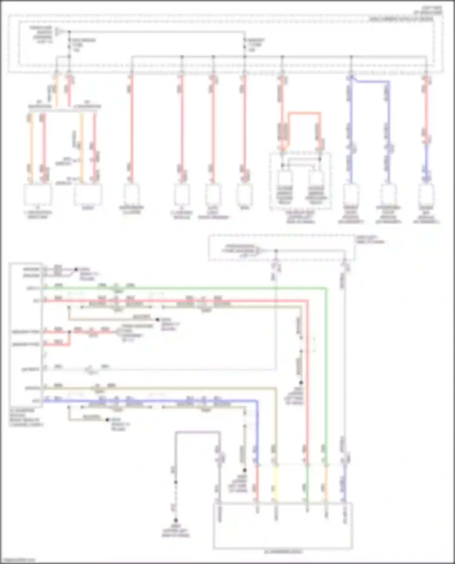 Wiring diagram instrument cluster for Kia Niro I facelift (2019-2022) (25 of 39)