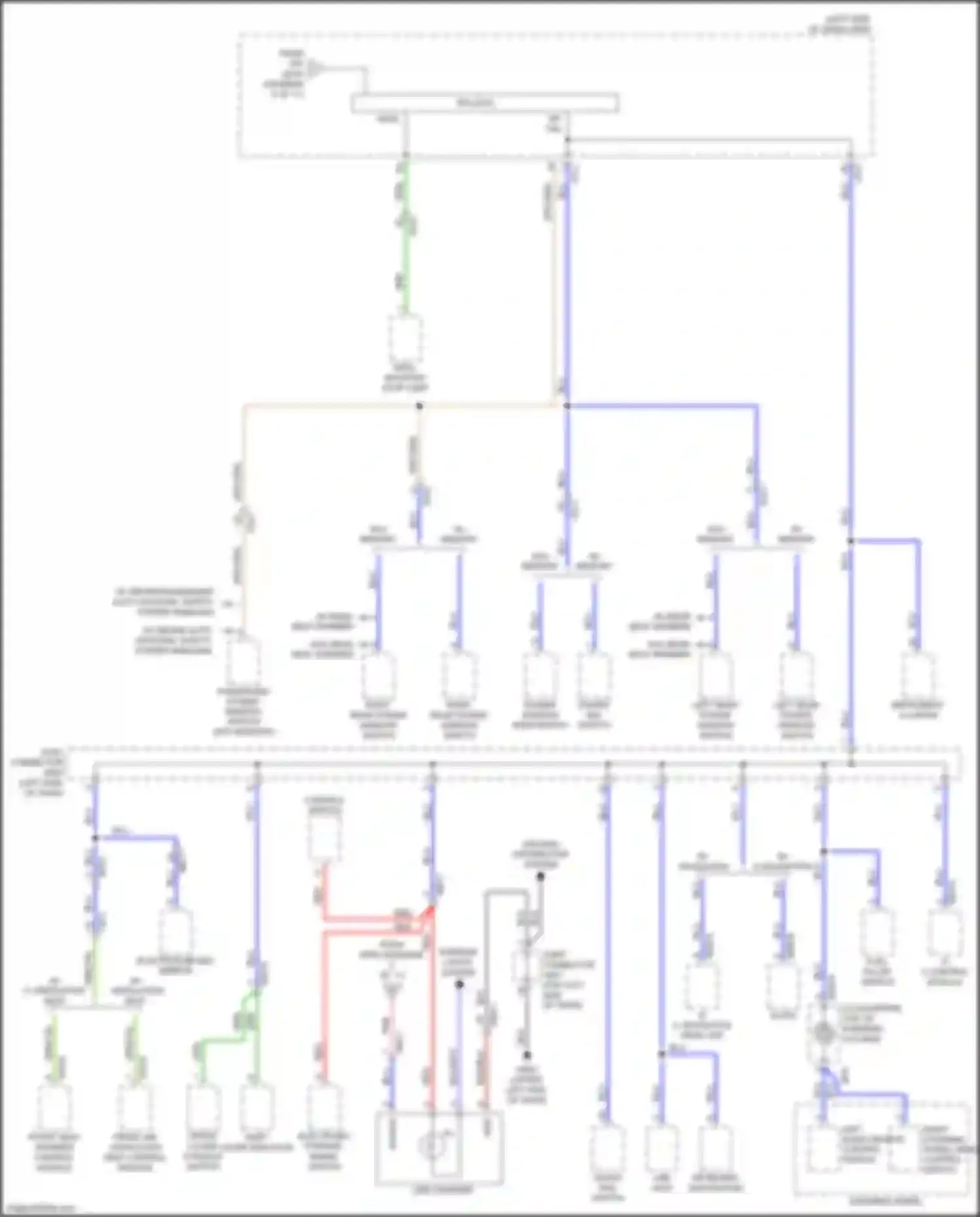 Wiring diagram instrument cluster for Kia Niro I facelift (2019-2022) (24 of 39)