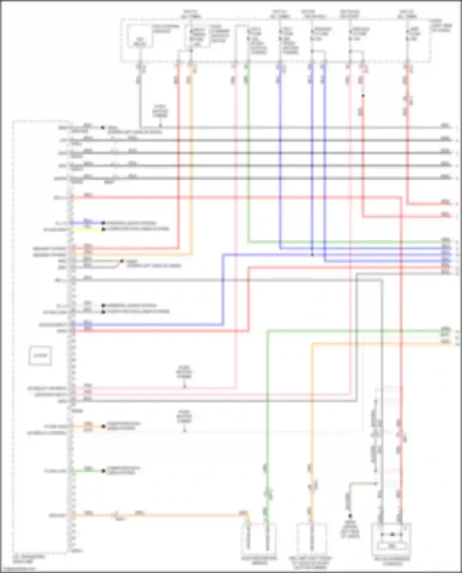 Wiring diagram keypad sig for Kia Niro I facelift (2019-2022) (1 of 5)