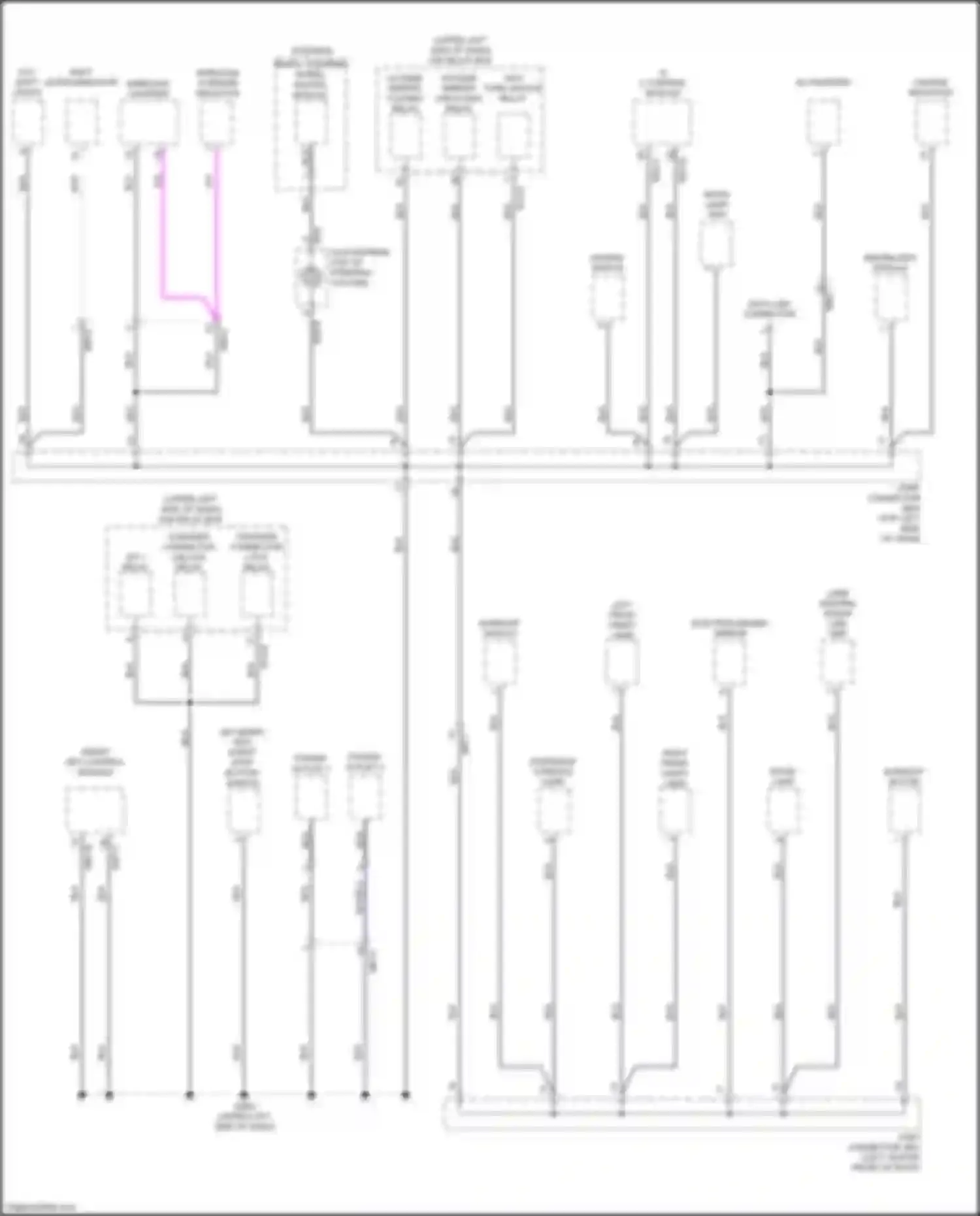 Wiring diagram lane keeping assist-line unit for Kia Niro I facelift (2019-2022) (1 of 2)