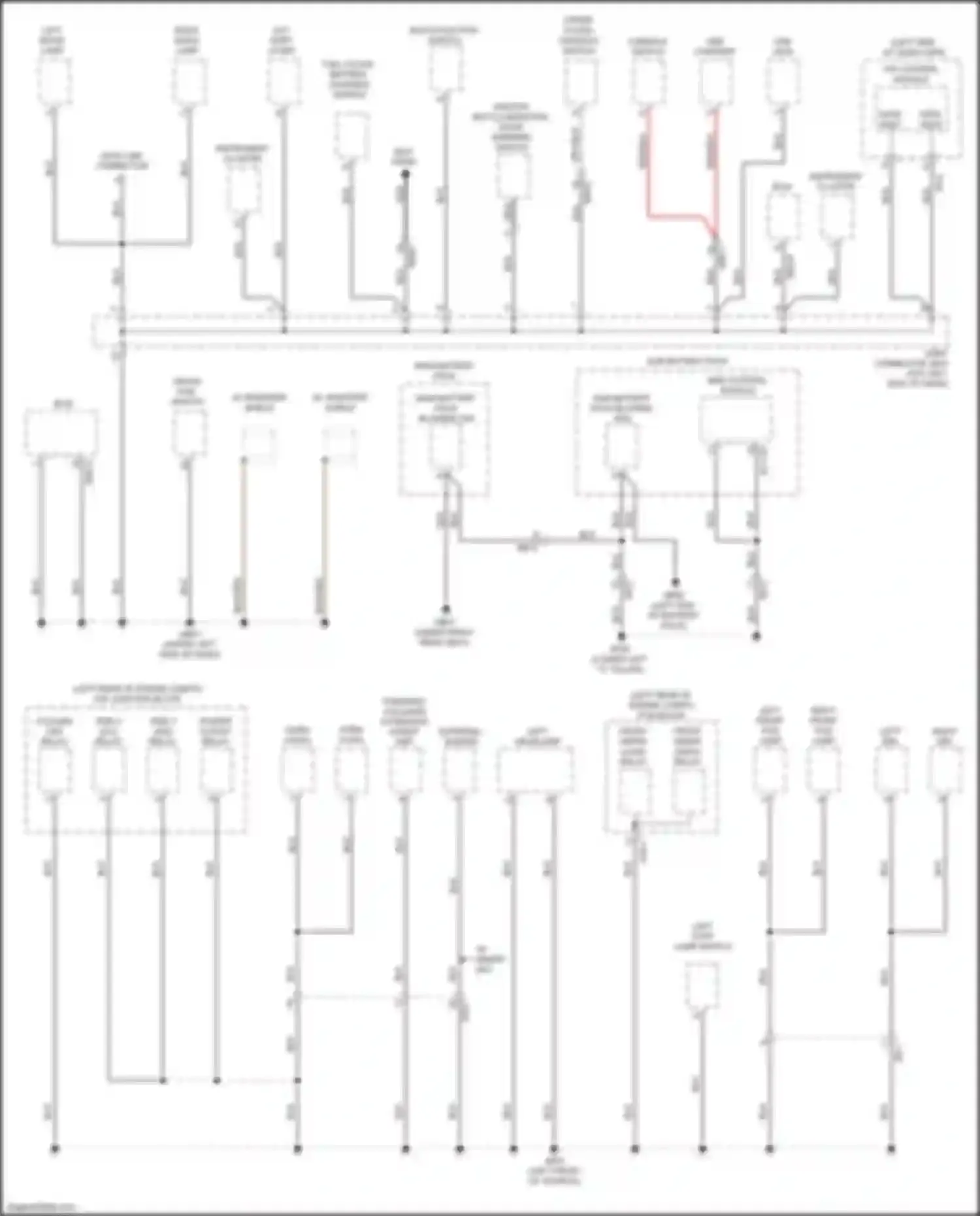 Wiring diagram left headlamp for Kia Niro I facelift (2019-2022) (4 of 7)