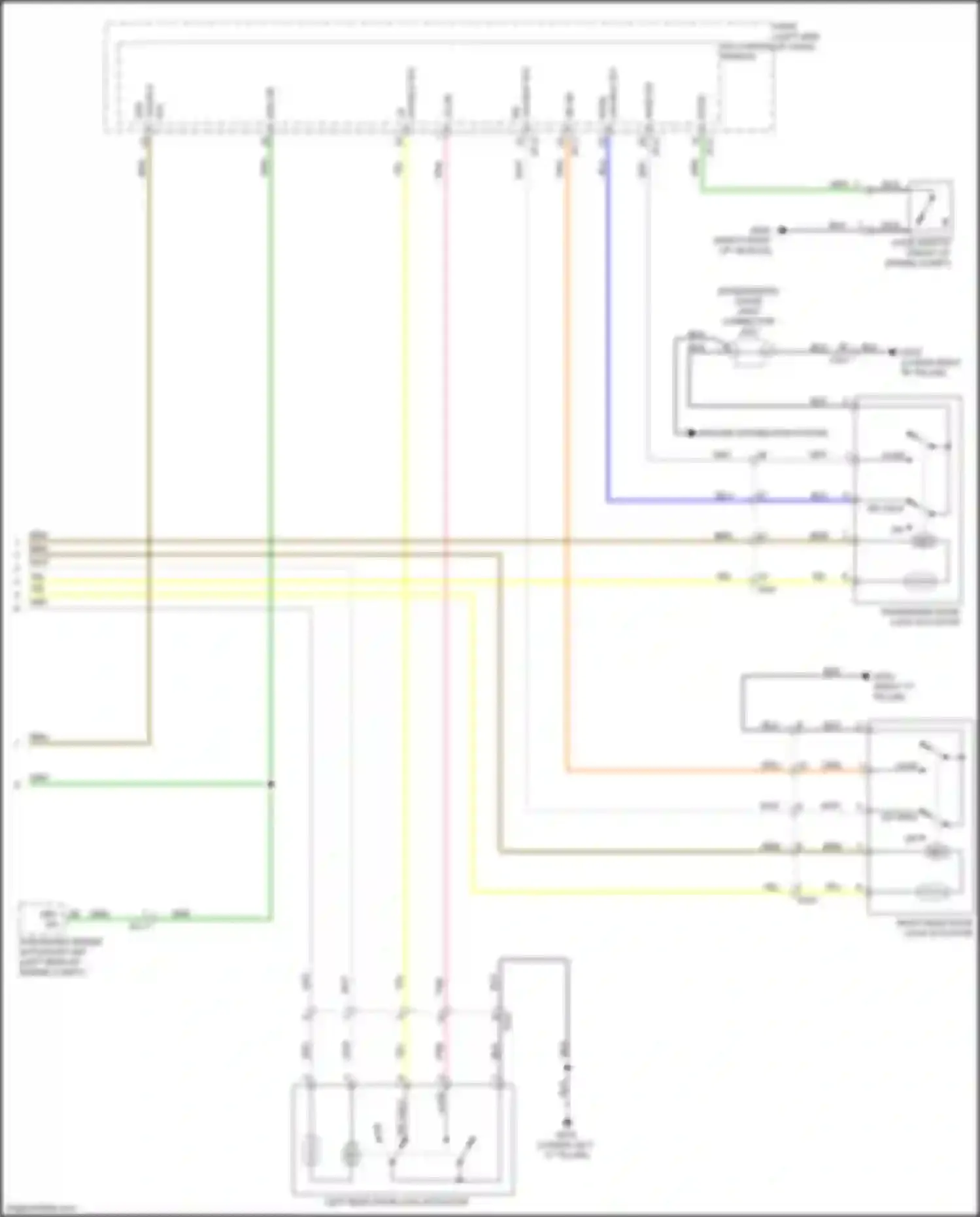 Wiring diagram lk/unlk sig for Kia Niro I facelift (2019-2022) (1 of 2)