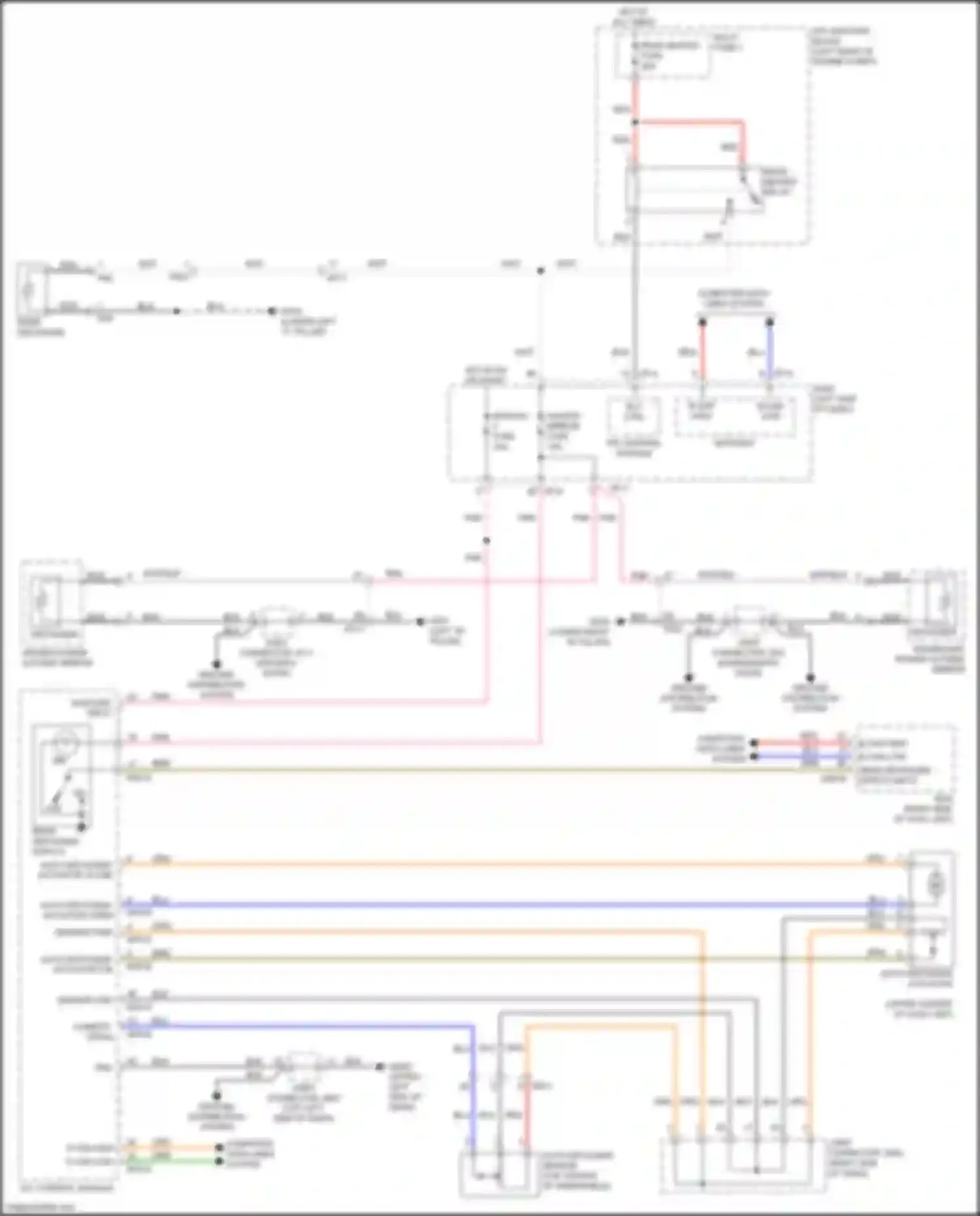 Wiring diagram multi fuse 1 for Kia Niro I facelift (2019-2022) (4 of 18)