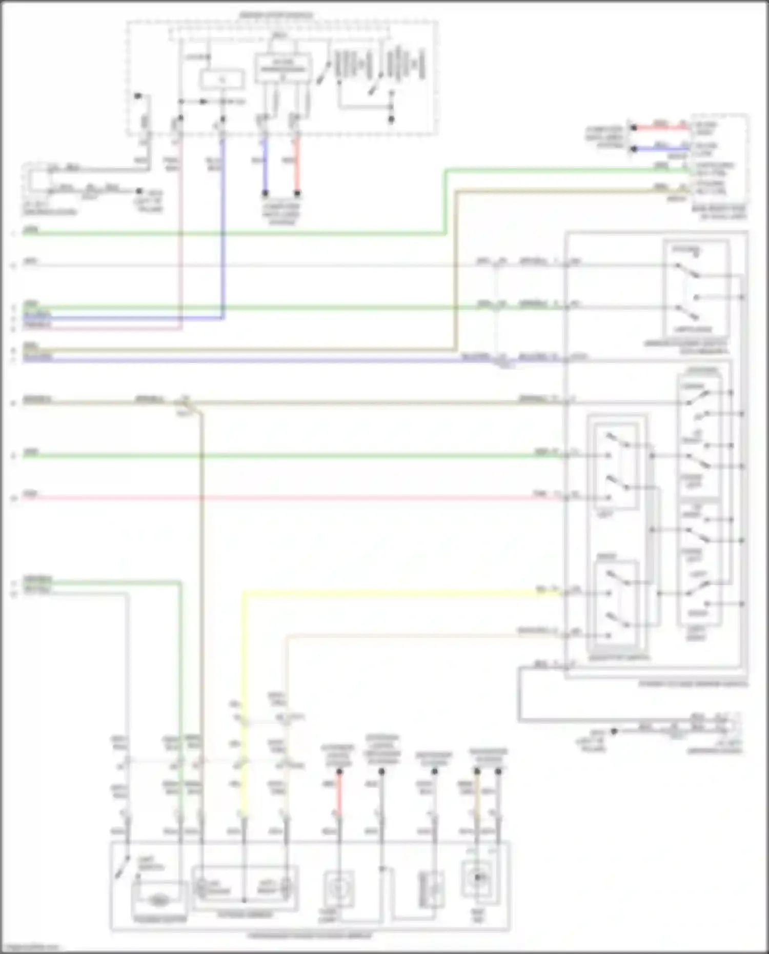 Wiring diagram navigation system for Kia Niro I facelift (2019-2022) (6 of 6)