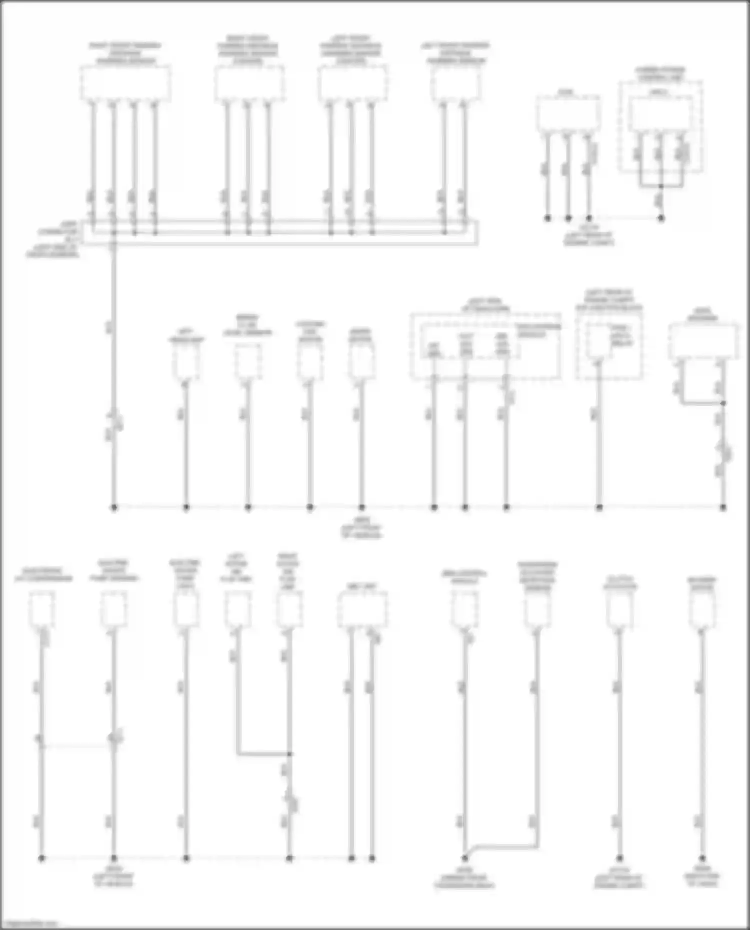 Wiring diagram passenger occupant detection sensor for Kia Niro I facelift (2019-2022) (3 of 6)