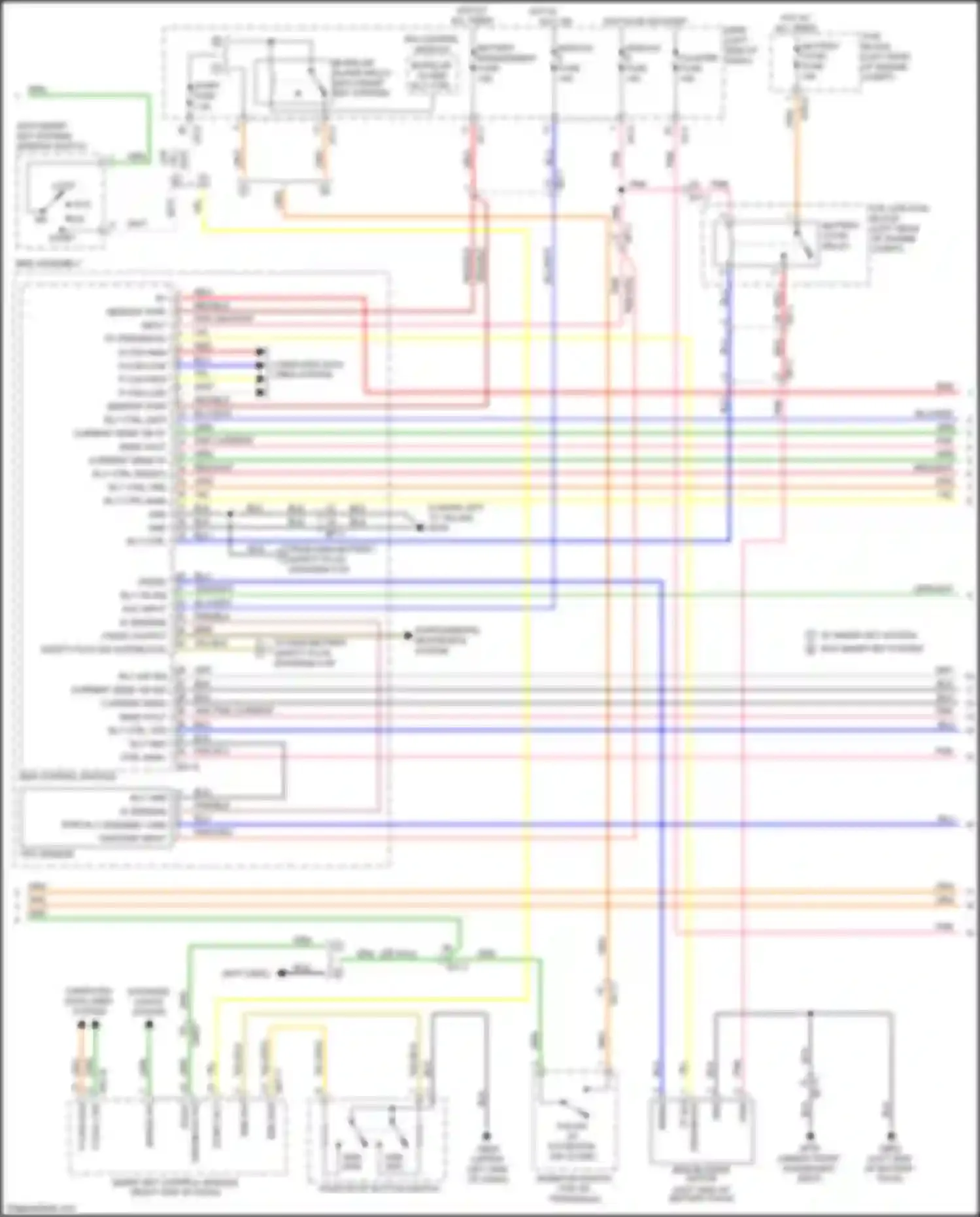 Wiring diagram pnk/org for Kia Niro I facelift (2019-2022) (2 of 3)