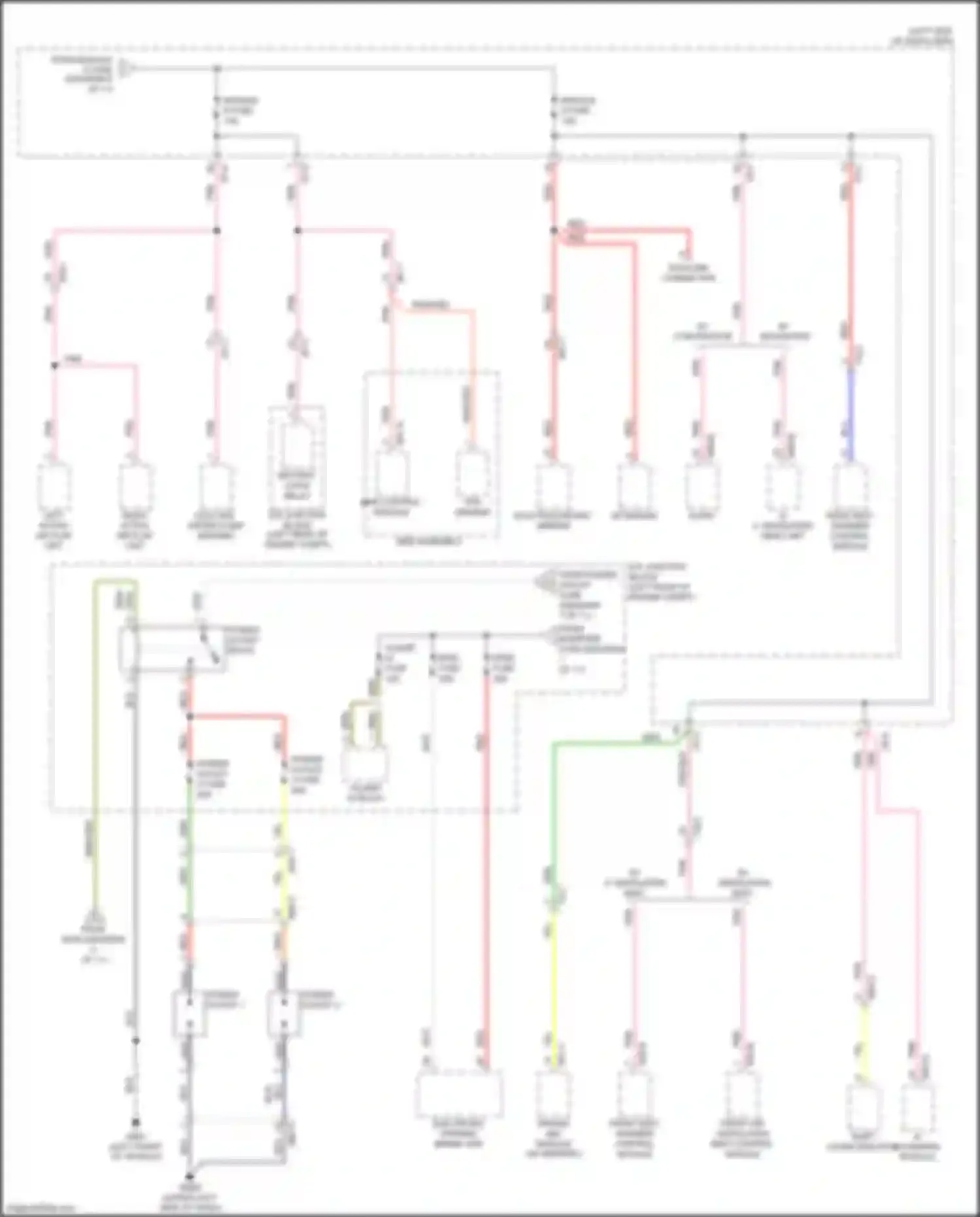 Wiring diagram power outlet 3 fuse for Kia Niro I facelift (2019-2022) (1 of 2)