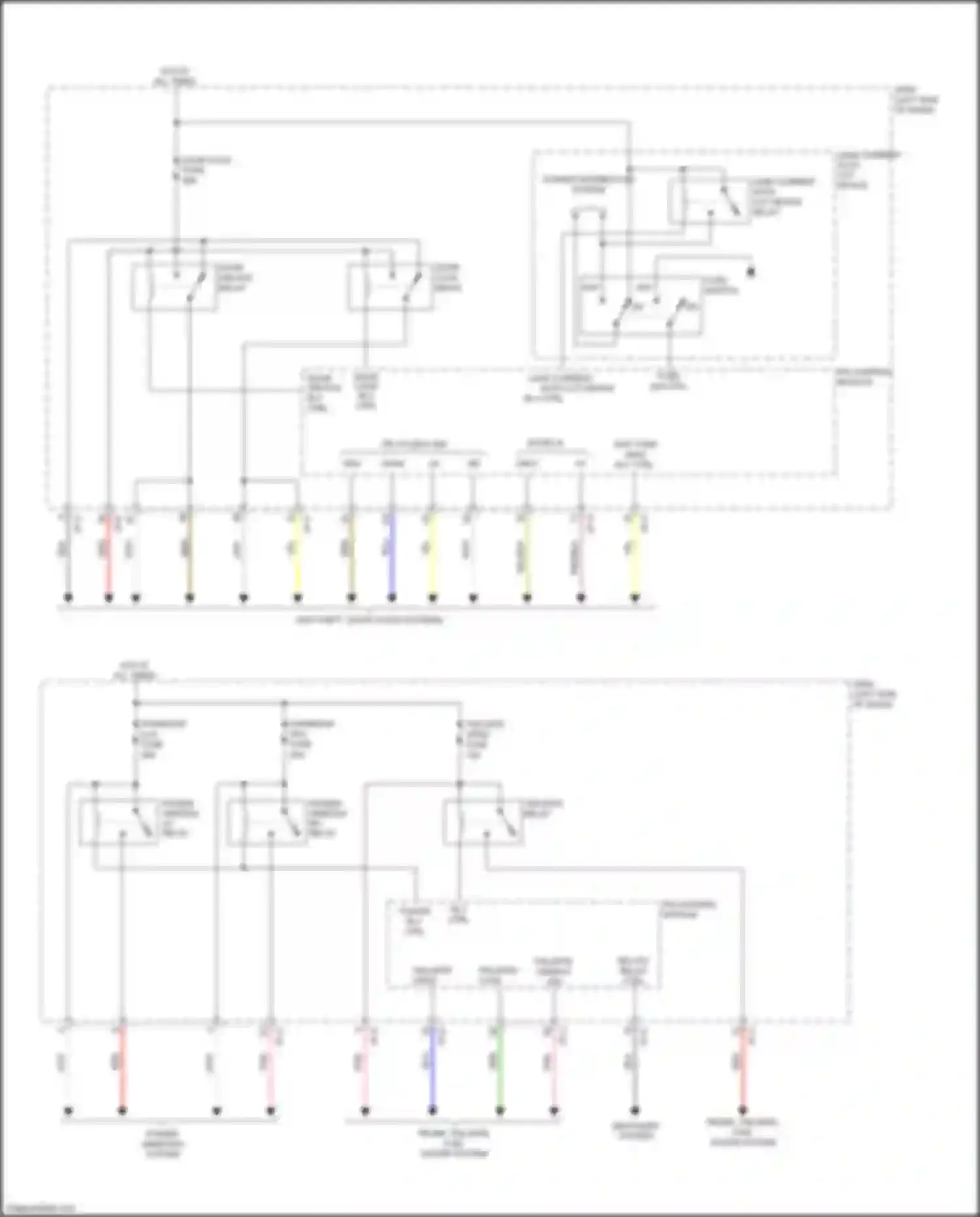 Wiring diagram p/wdw rly ctrl for Kia Niro I facelift (2019-2022) (1 of 1)