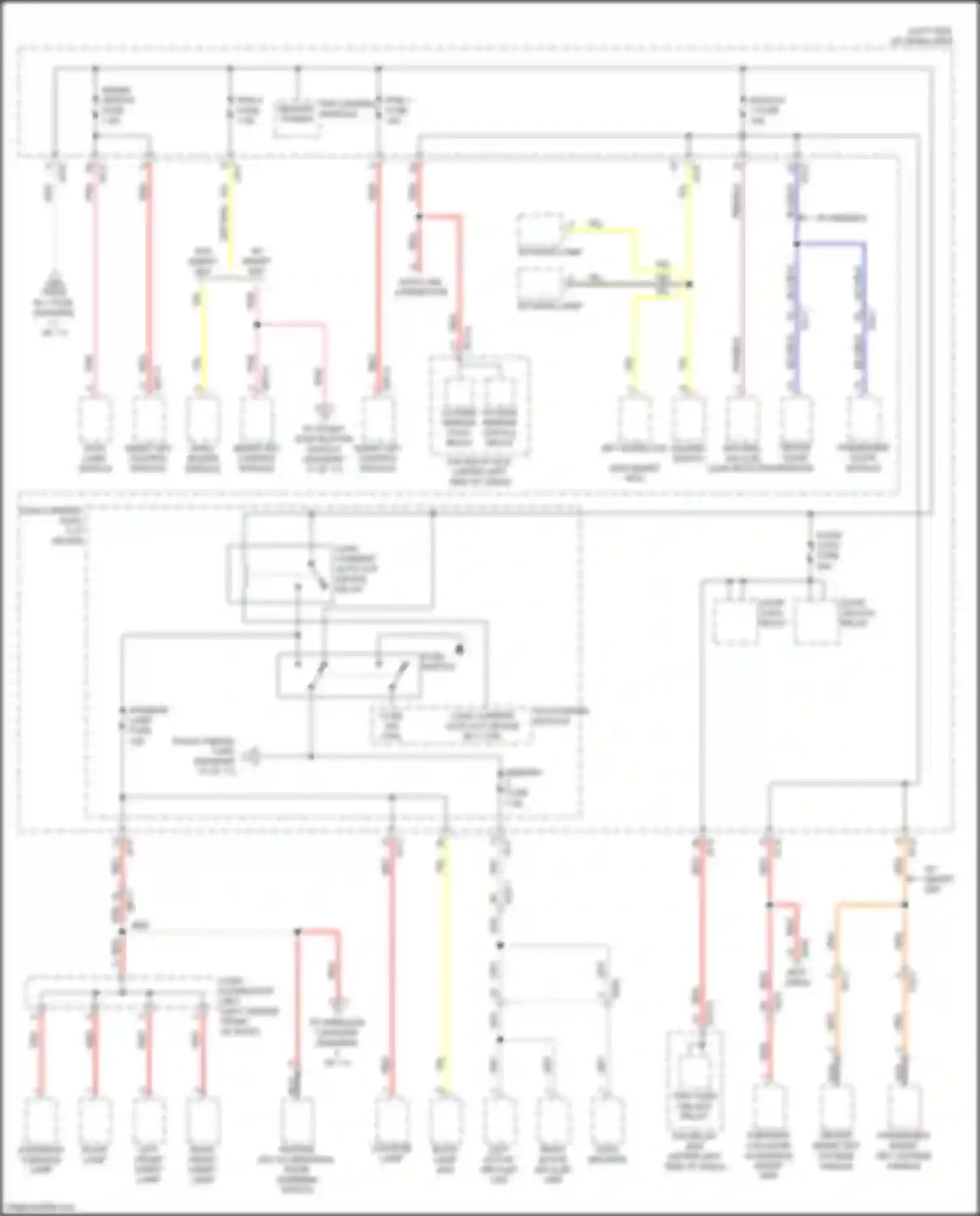 Wiring diagram rh mood lamp for Kia Niro I facelift (2019-2022) (1 of 1)