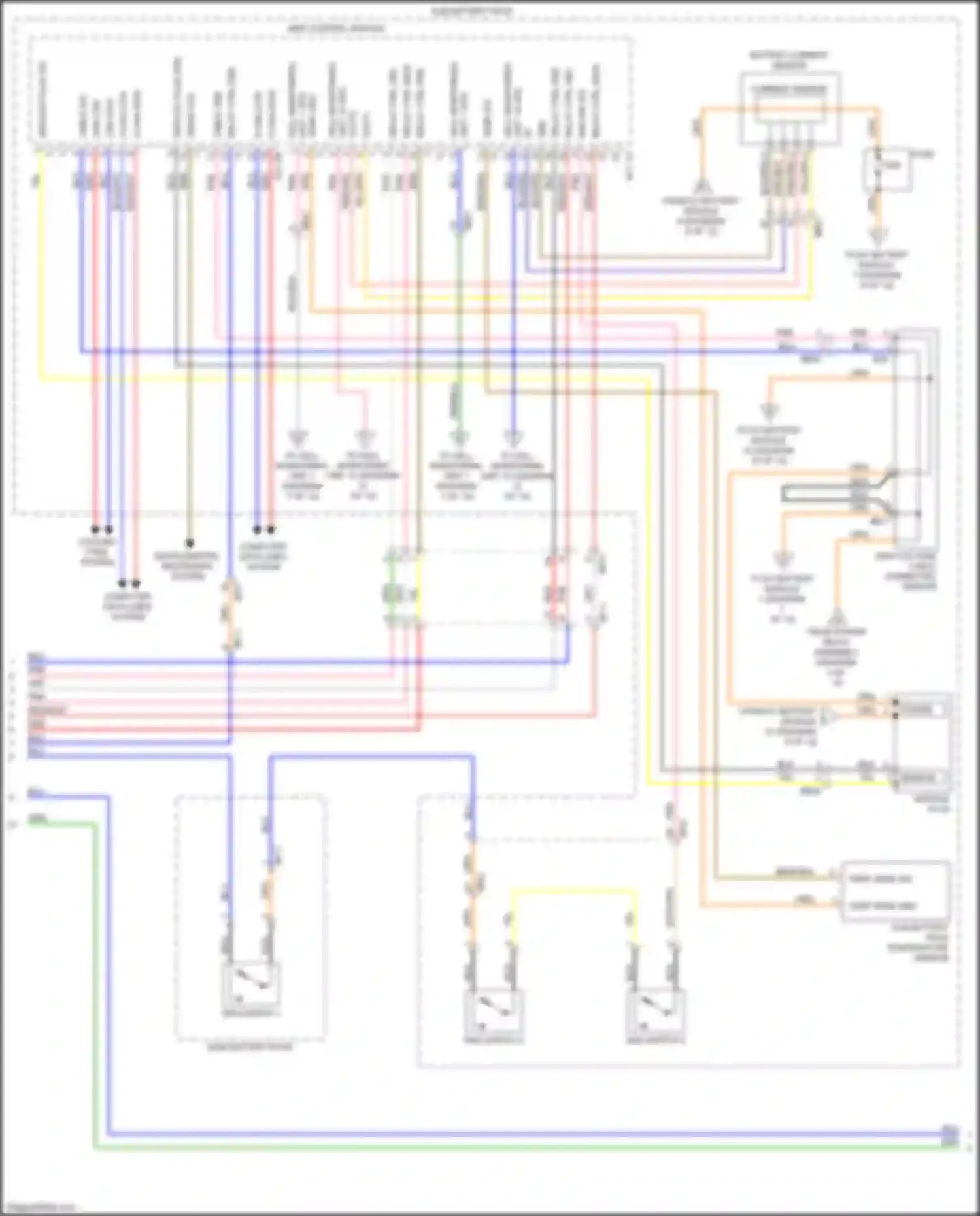 Wiring diagram temp sens gnd for Kia Niro I facelift (2019-2022) (5 of 5)