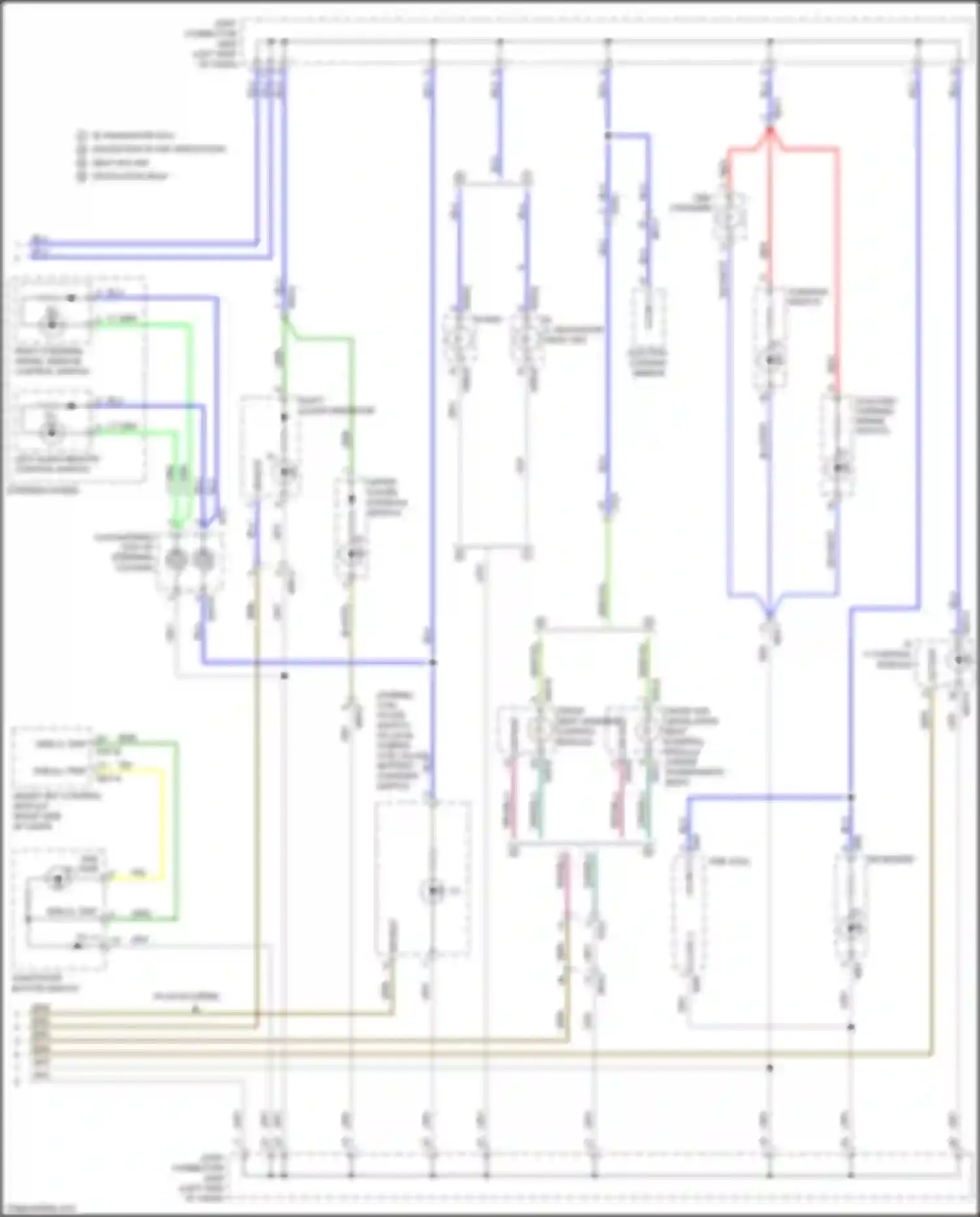Wiring diagram usb jack for Kia Niro I facelift (2019-2022) (3 of 9)