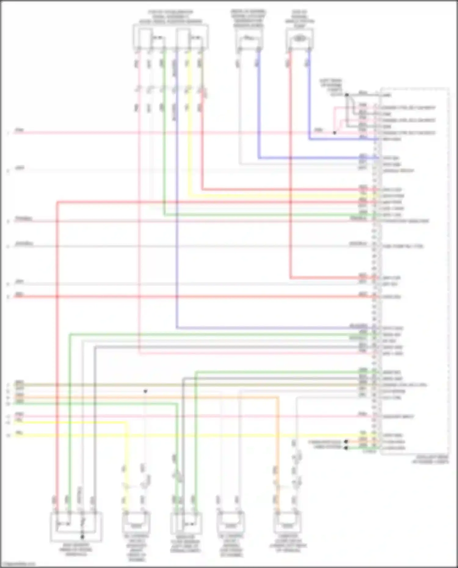 Wiring diagram vehicle spd i/p for Kia Niro I facelift (2019-2022) (1 of 2)
