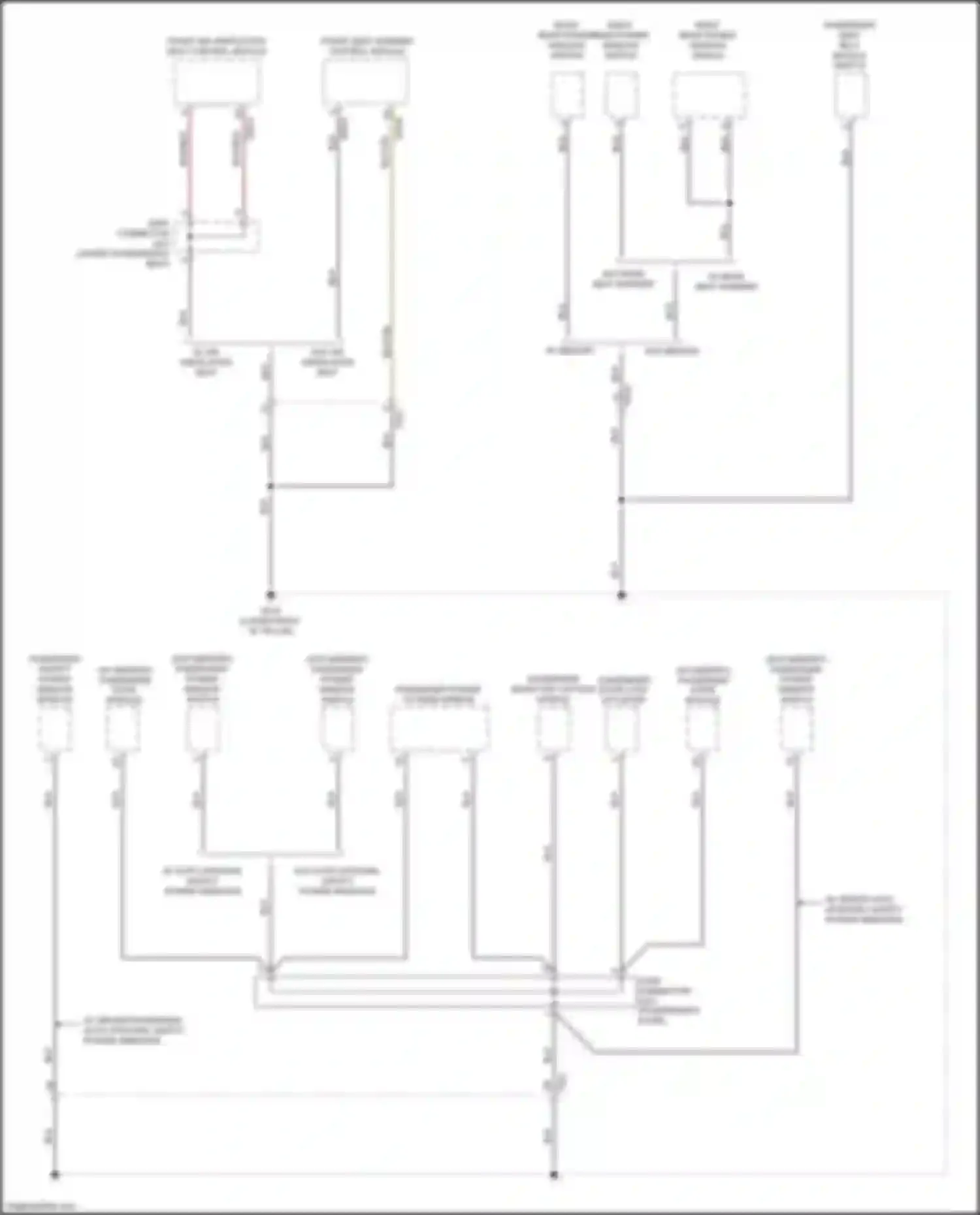 Wiring diagram w/ driver auto up/down, safety power windows for Kia Niro I facelift (2019-2022) (2 of 4)