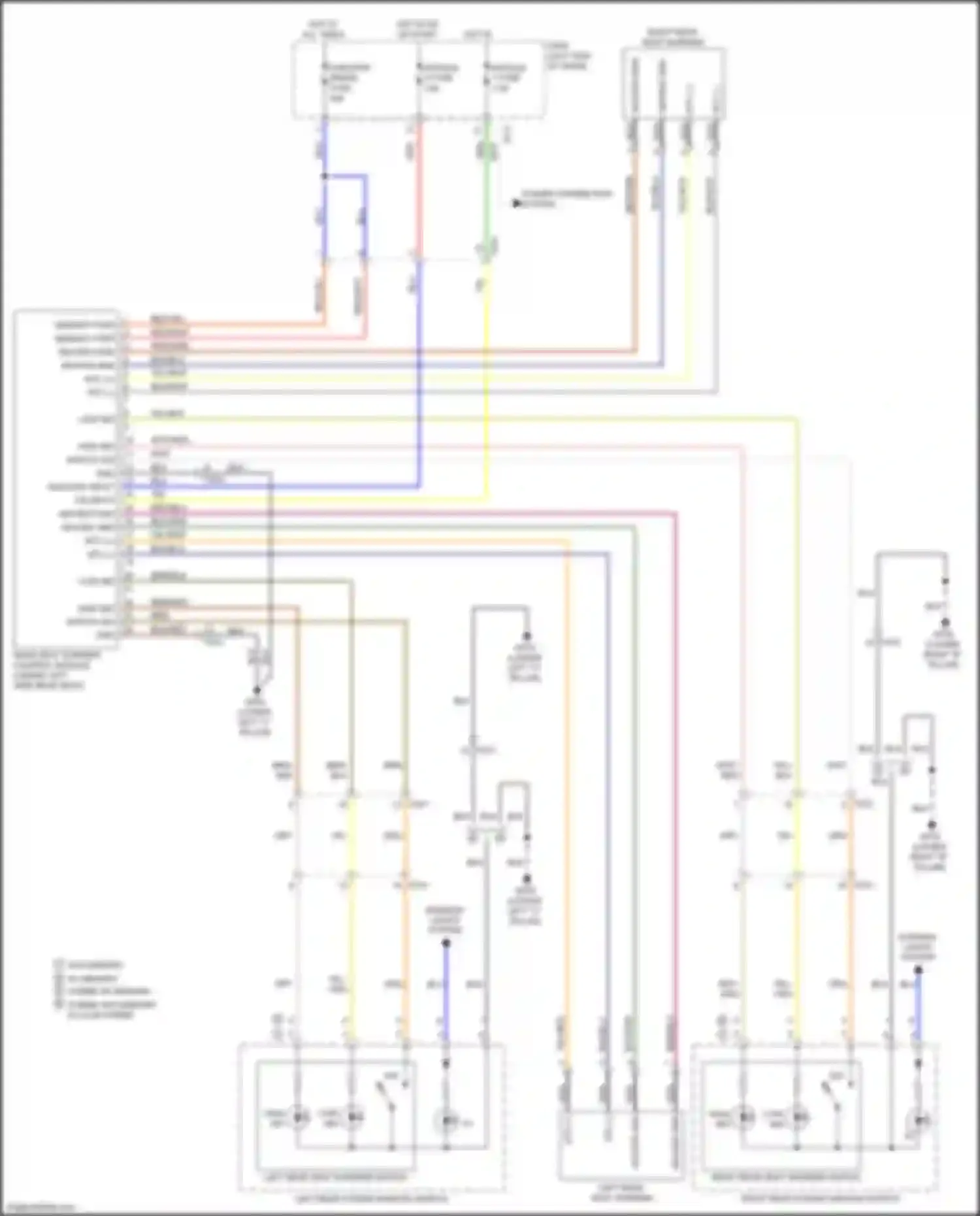 Wiring diagram yel/wht for Kia Niro I facelift (2019-2022) (1 of 2)