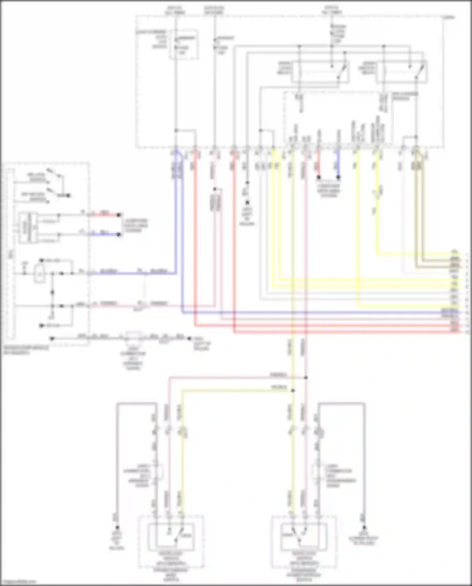 Niro Kia I (2016-2019): Forced entry circuit (1 of 3)
