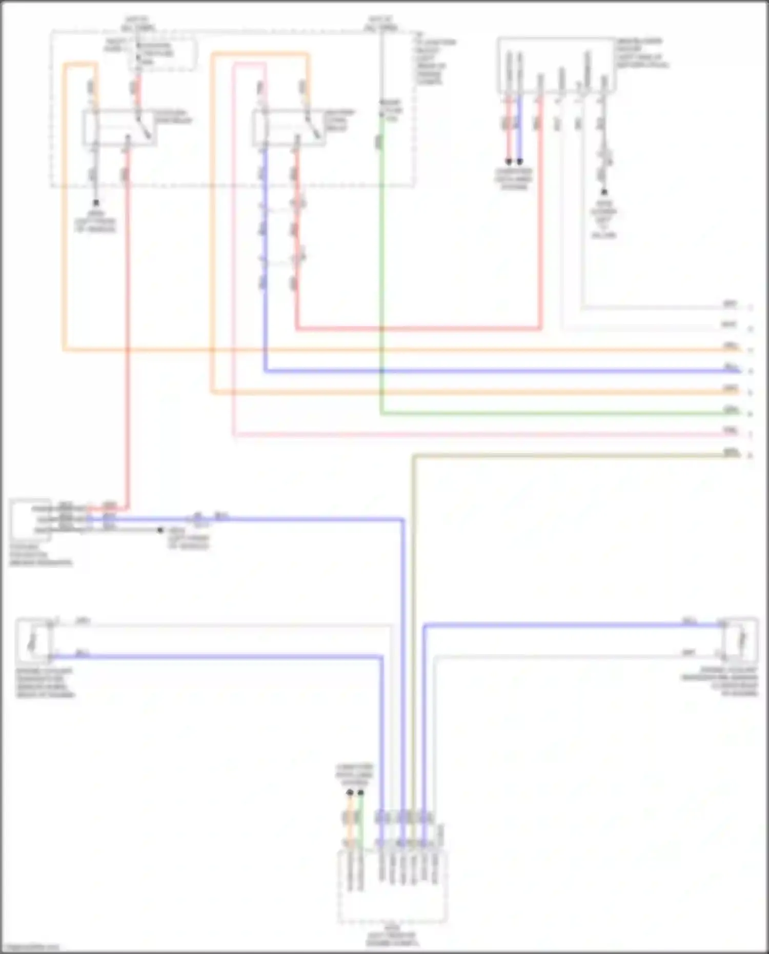 Niro Kia I (2016-2019): Cooling fan circuit (1 of 2)