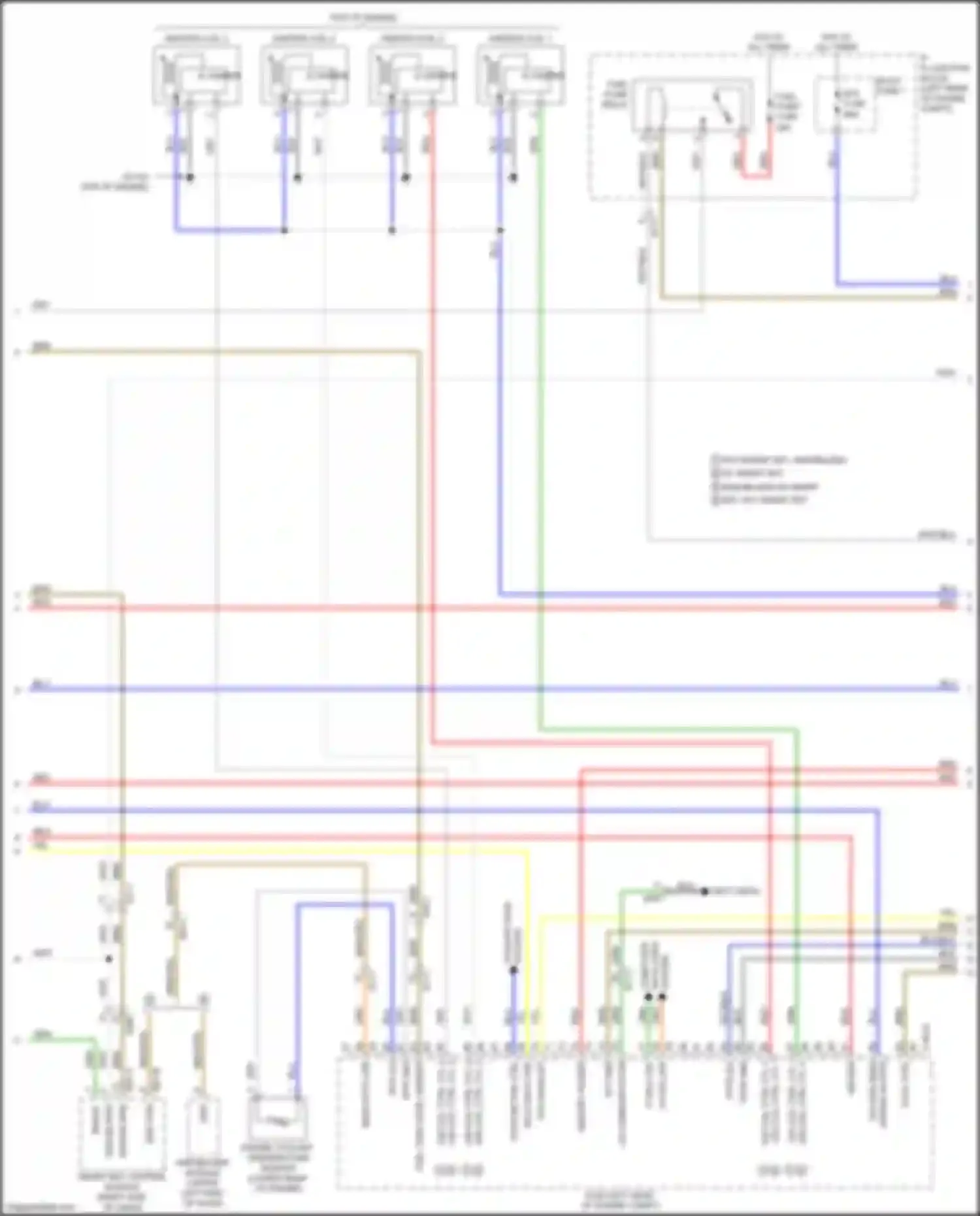 Niro Kia I (2016-2019): Wiring diagram engine performance 1.6l hybrid, mfi control circuit (3 of 5)