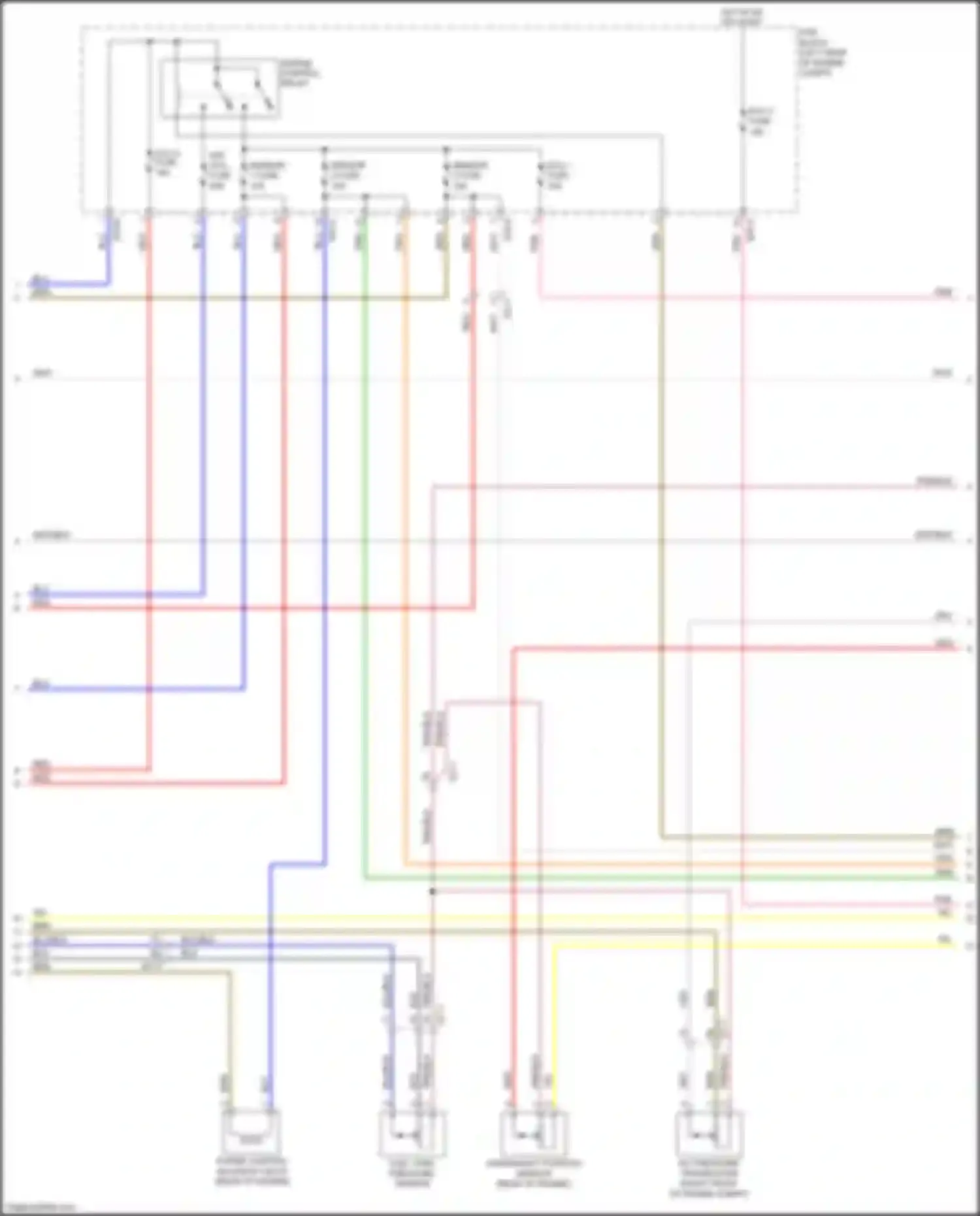 Niro Kia I (2016-2019): Wiring diagram engine performance 1.6l hybrid, mfi control circuit (4 of 5)